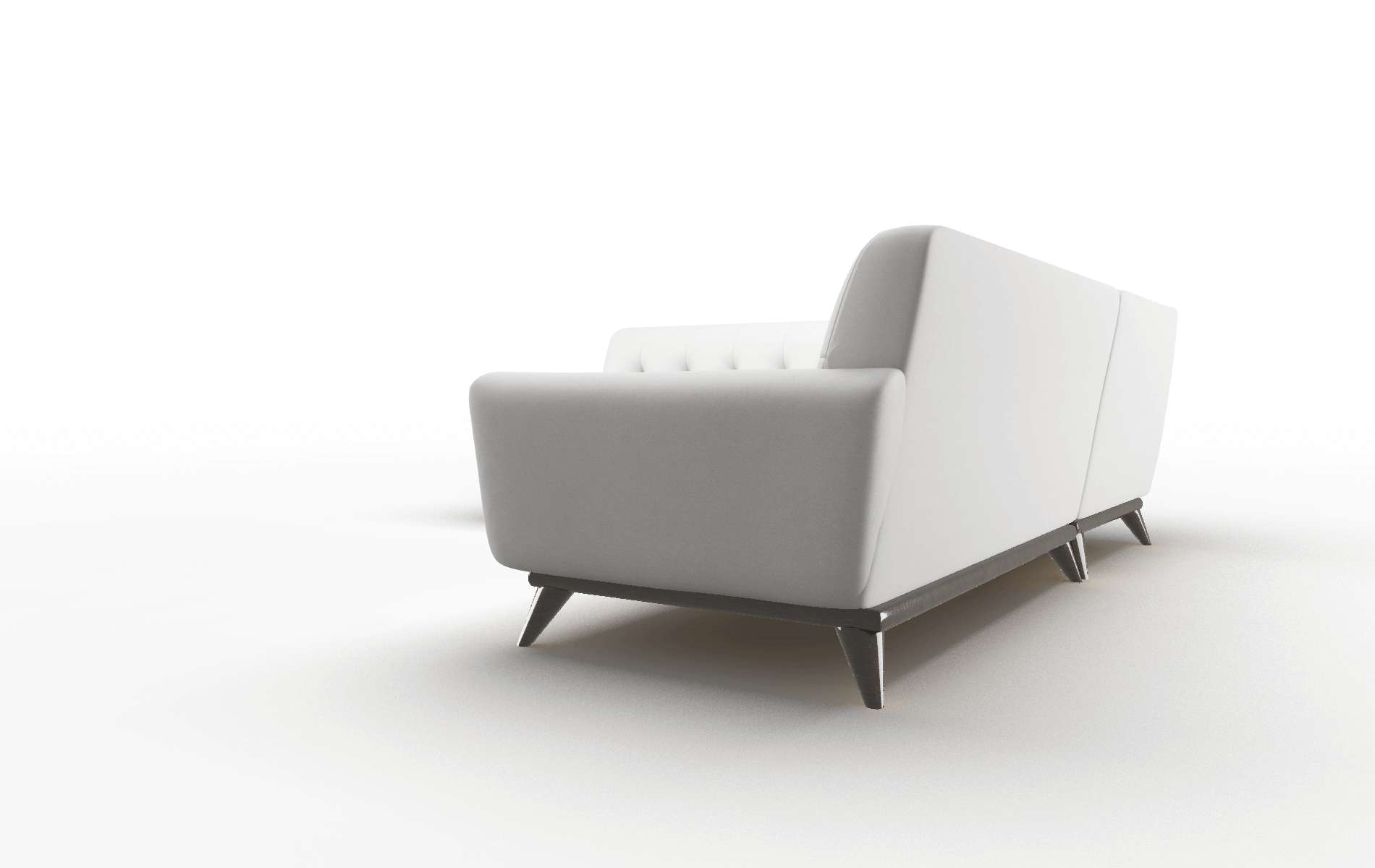 Brussels Dawson Platinum Sectional espresso legs 4