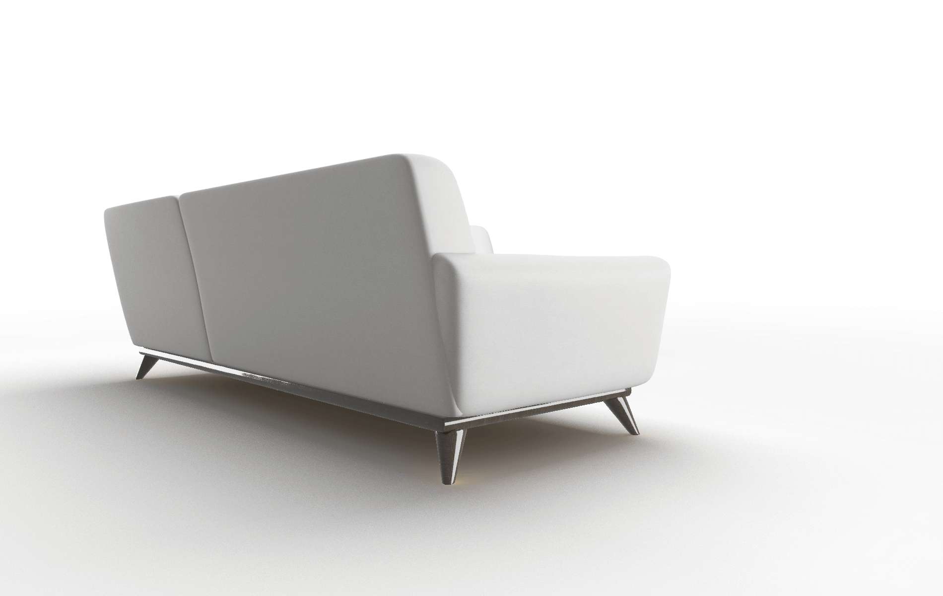 Brussels Dawson Platinum Sectional espresso legs 5