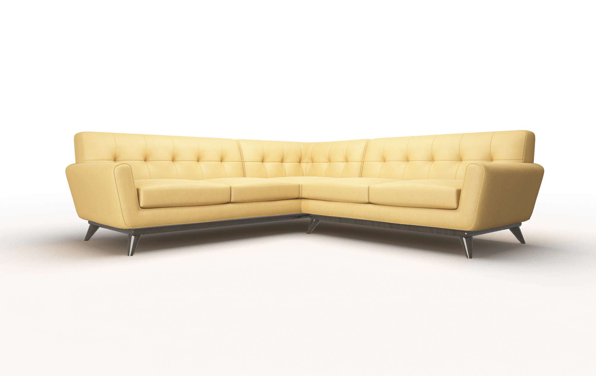 Brussels Dream_d Sunflower Sectional espresso legs 2