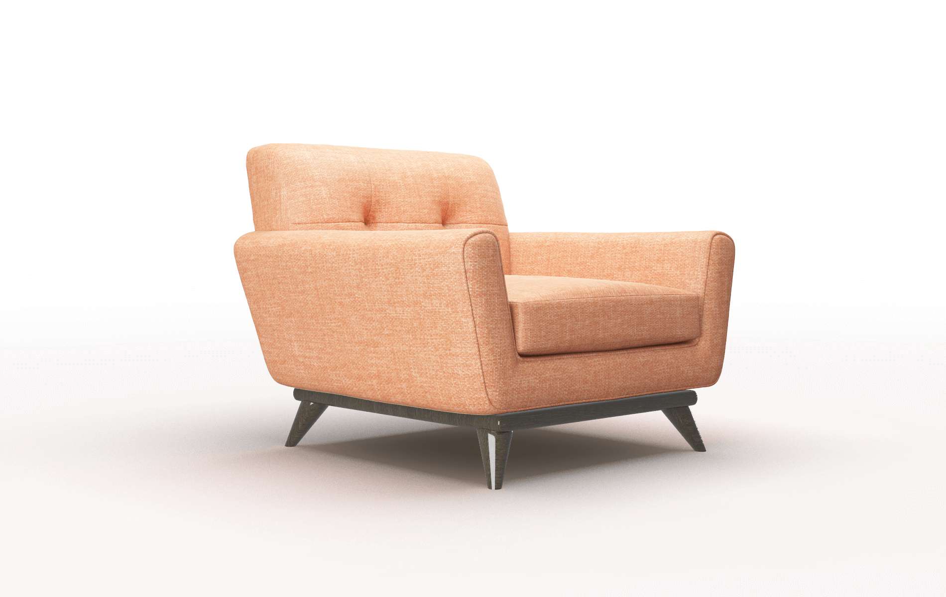 Brussels Durham Tangerine Chair espresso legs 2