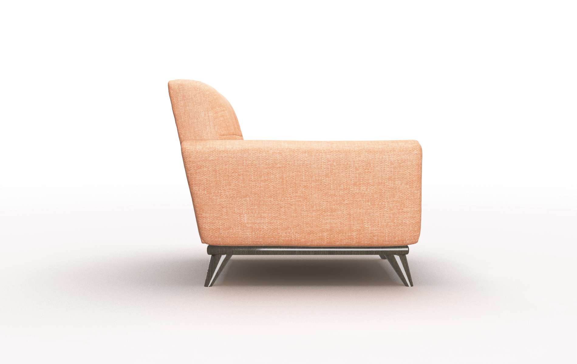 Brussels Durham Tangerine Chair espresso legs 3