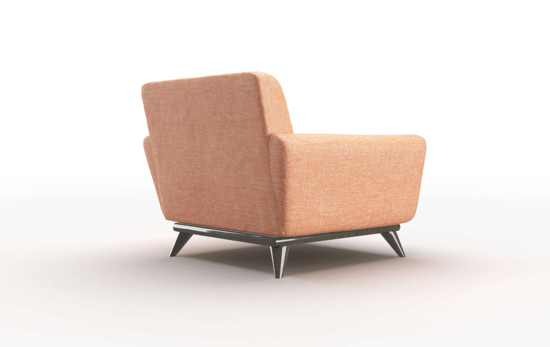 Brussels Durham Tangerine Chair espresso legs 5