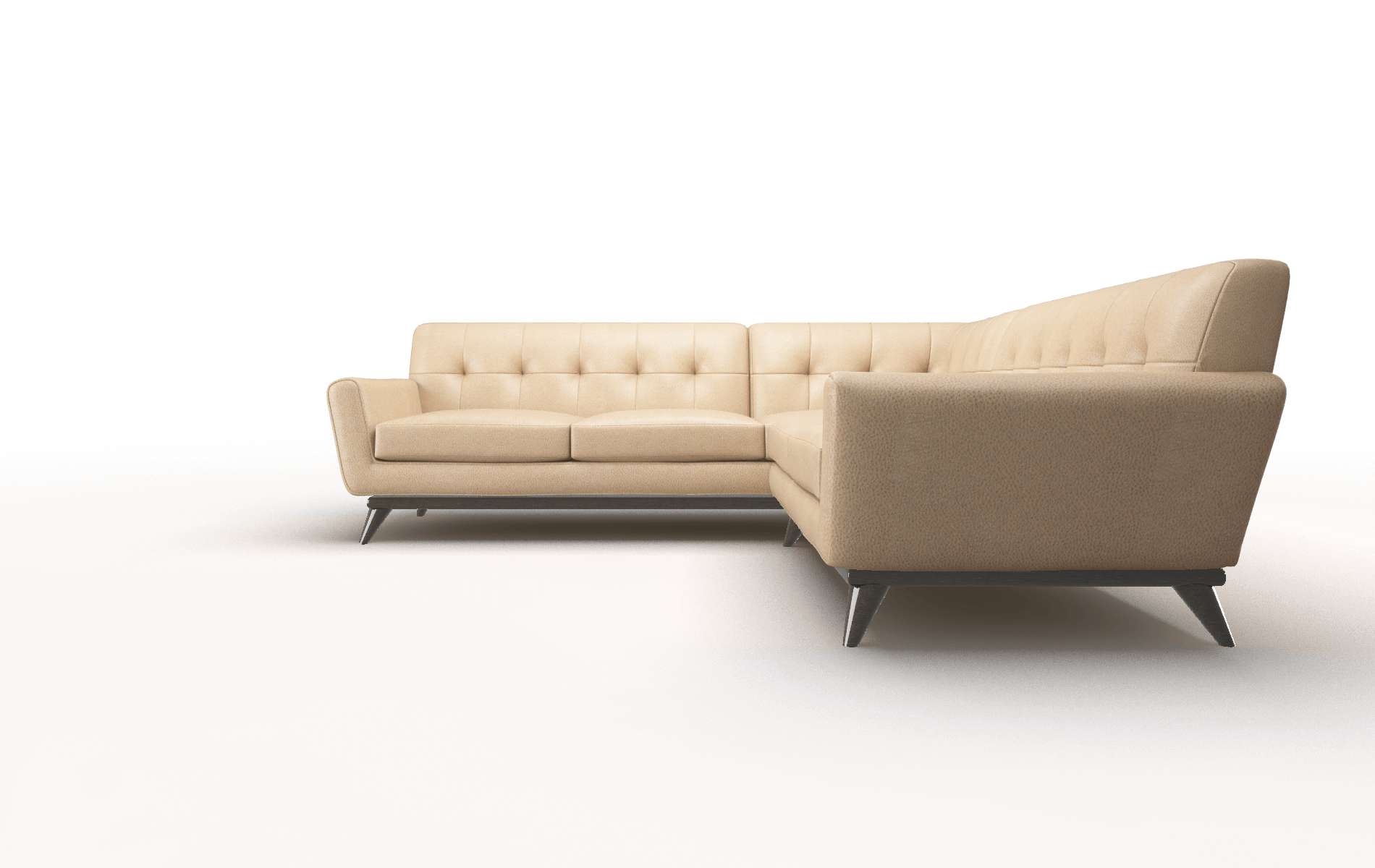 Brussels Ford Dune Sectional espresso legs 1