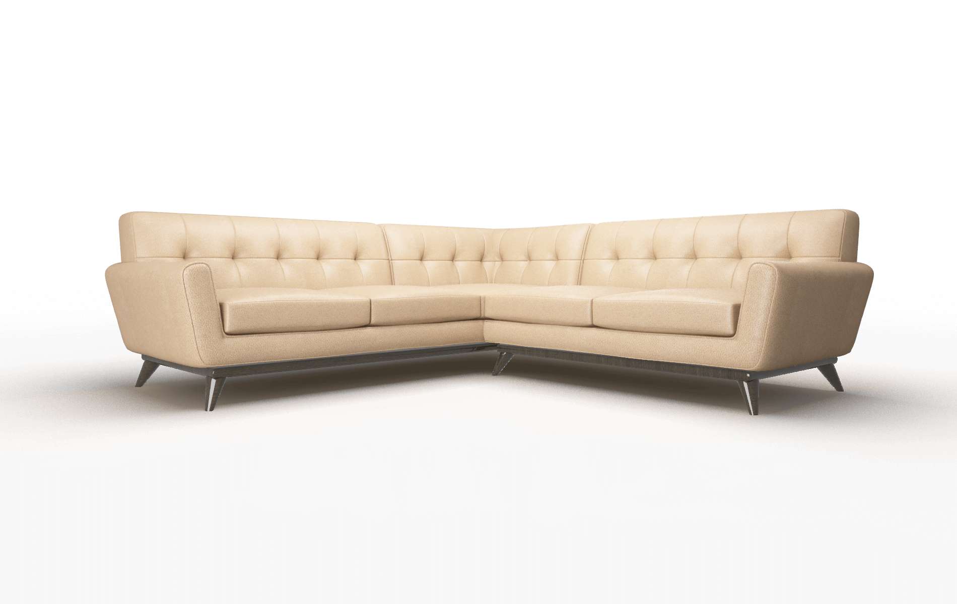 Brussels Ford Dune Sectional espresso legs 2