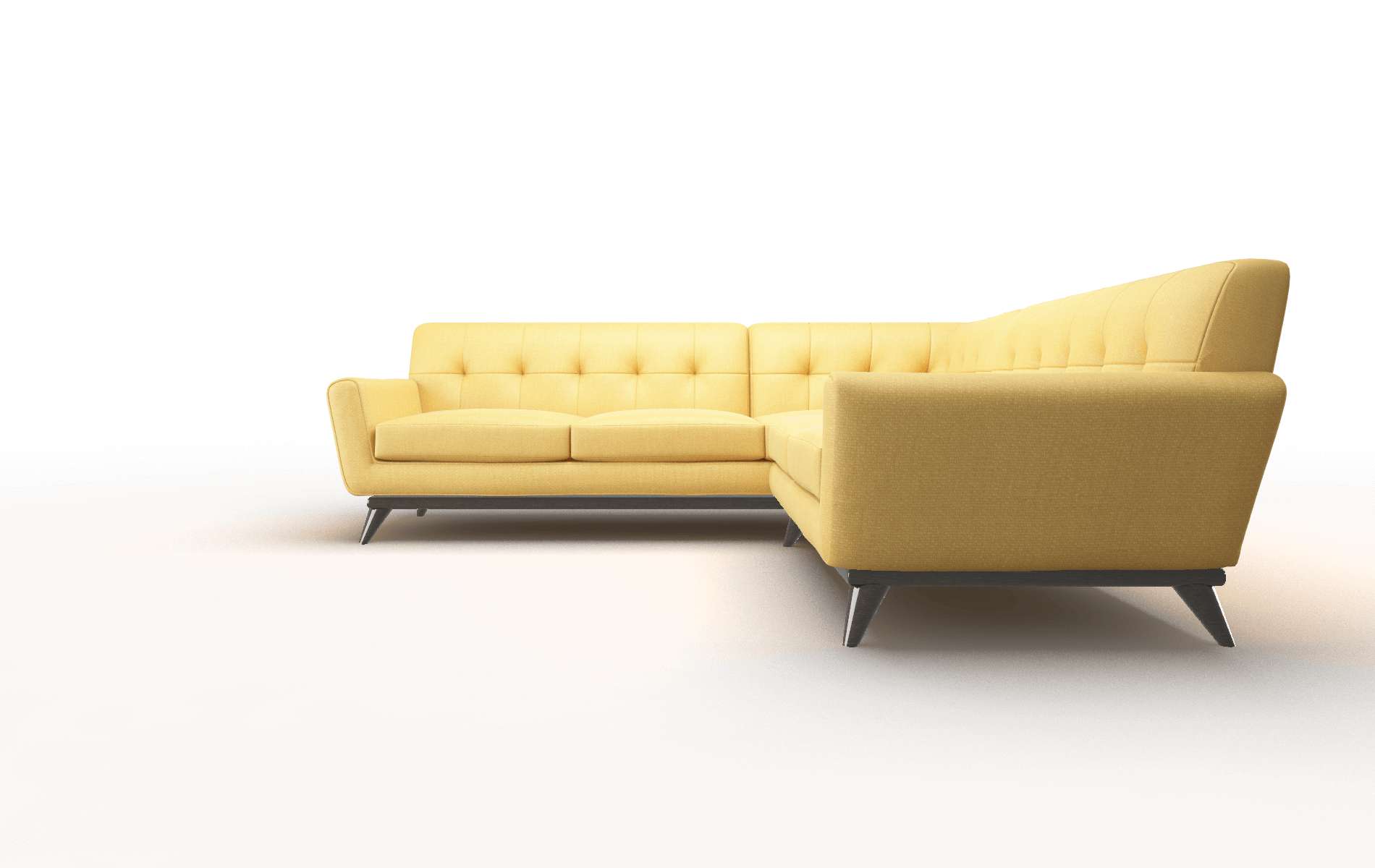 Brussels Glee Aglow Sectional espresso legs 1