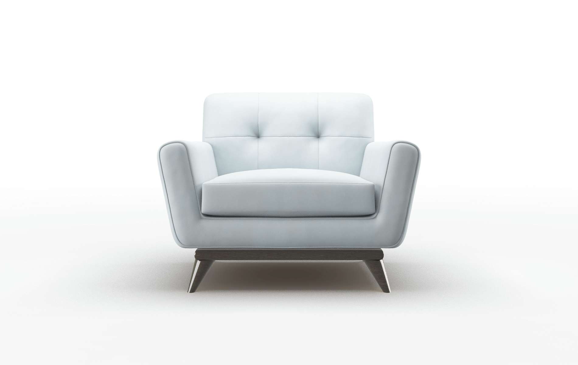 Brussels Hathaway Aqua Chair espresso legs 1