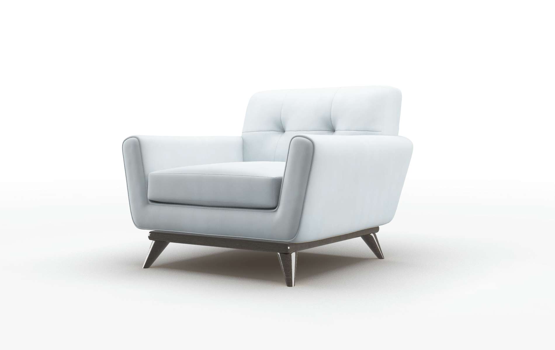 Brussels Hathaway Aqua Chair espresso legs 4