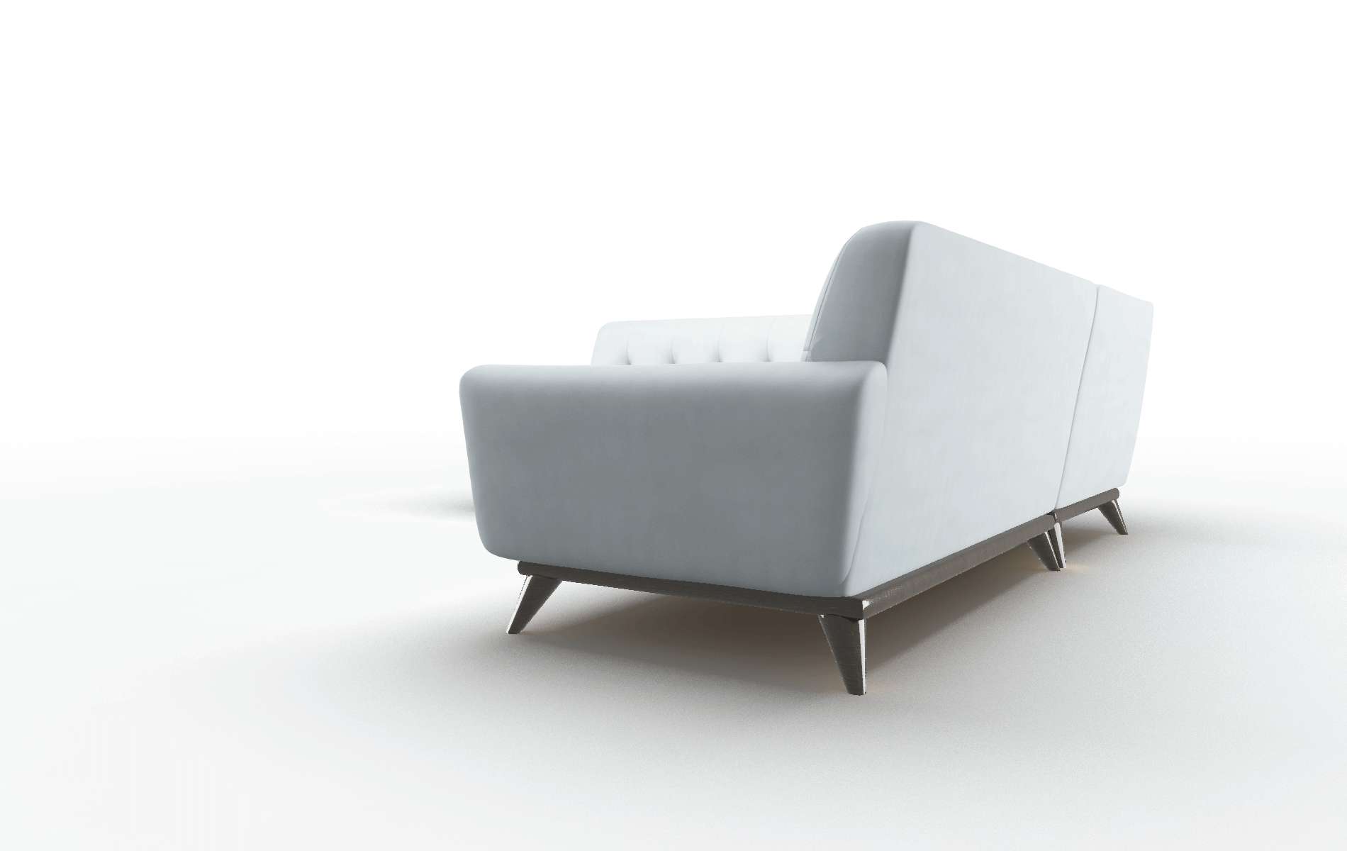 Brussels Hathaway Aqua Sectional espresso legs 4