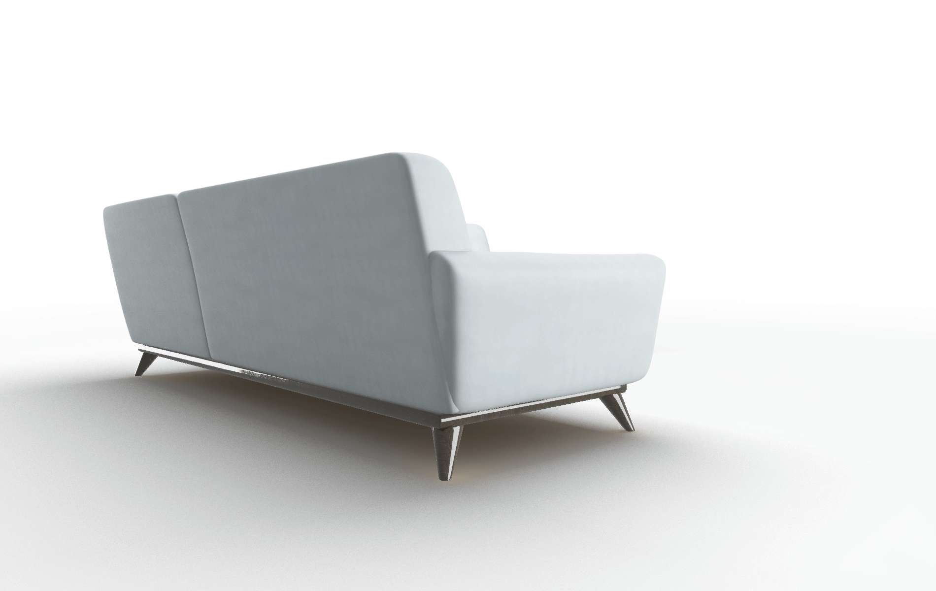 Brussels Hathaway Aqua Sectional espresso legs 5