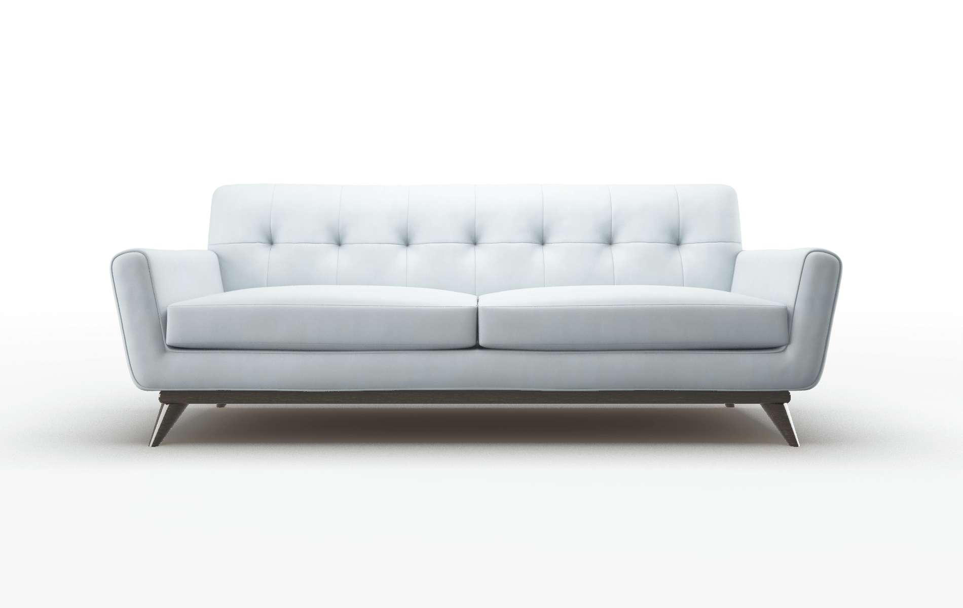 Brussels Hathaway Aqua Sofa espresso legs 1