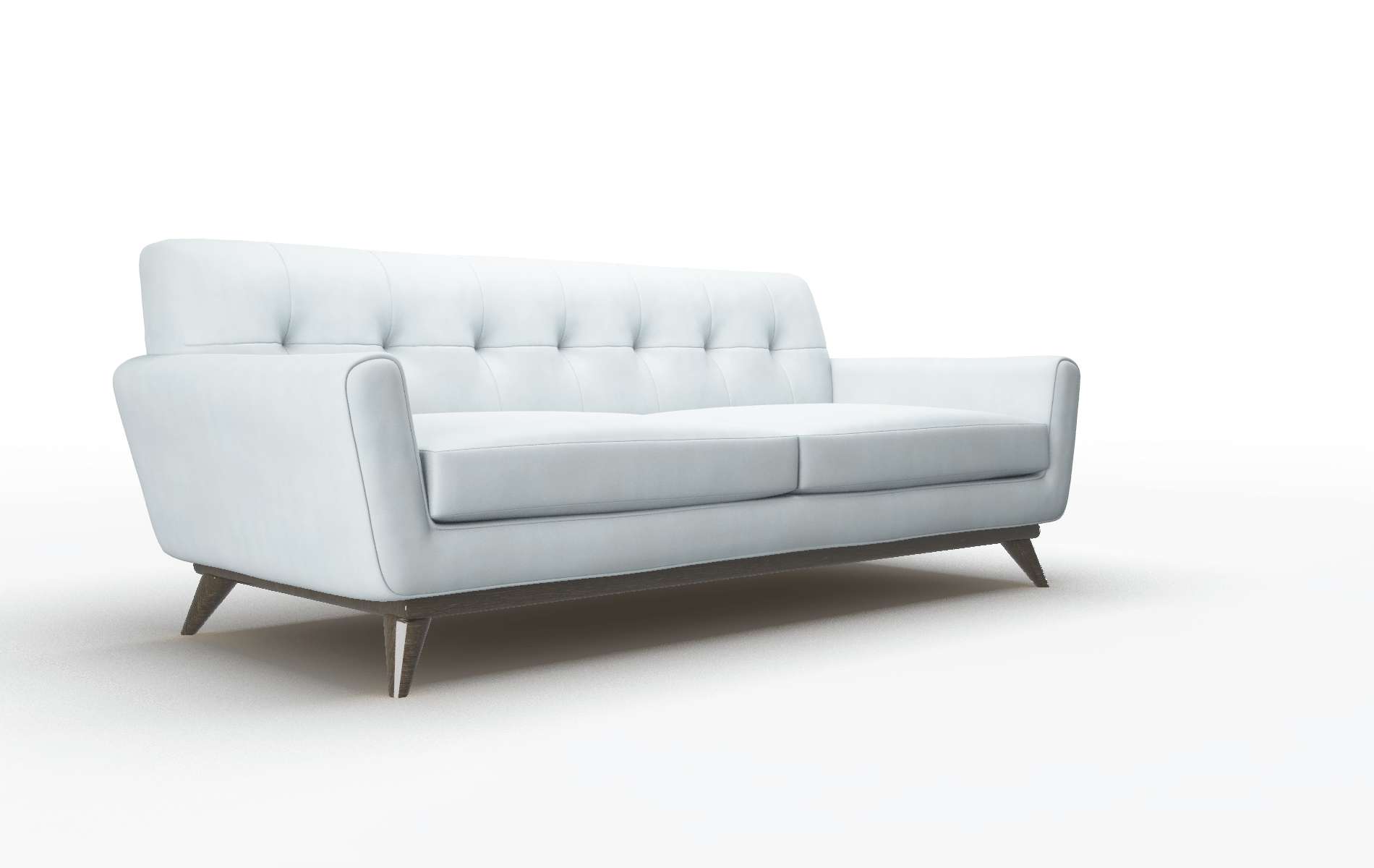 Brussels Hathaway Aqua Sofa espresso legs 2