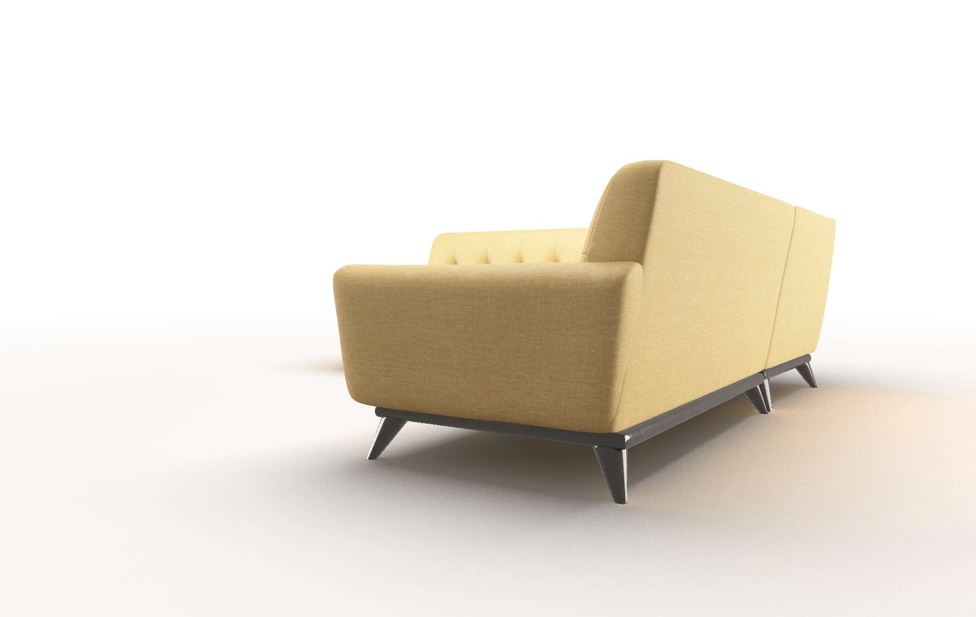 Brussels Insight Citronella Sectional espresso legs 4
