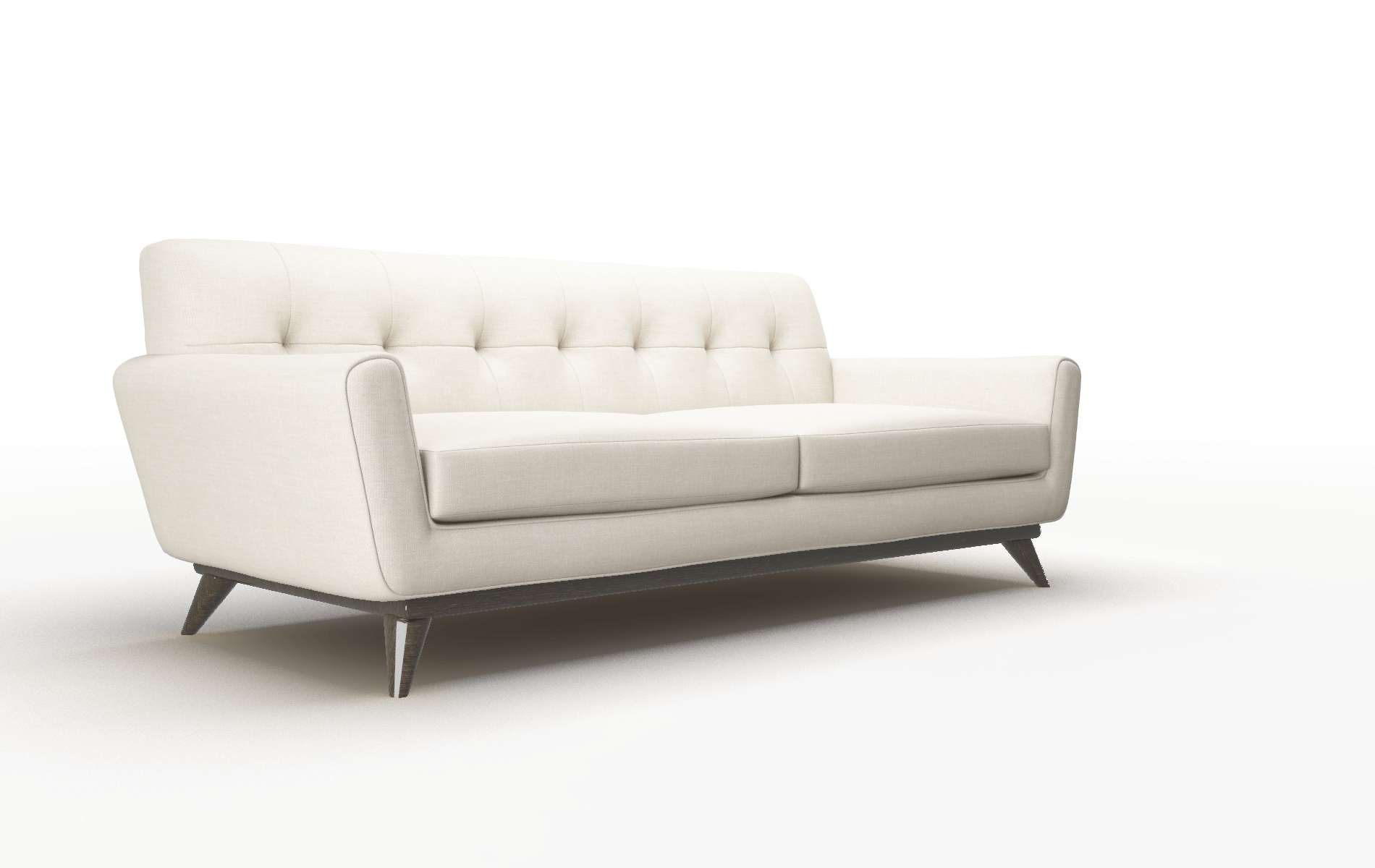 Brussels Keylargo Almond Sofa espresso legs 2
