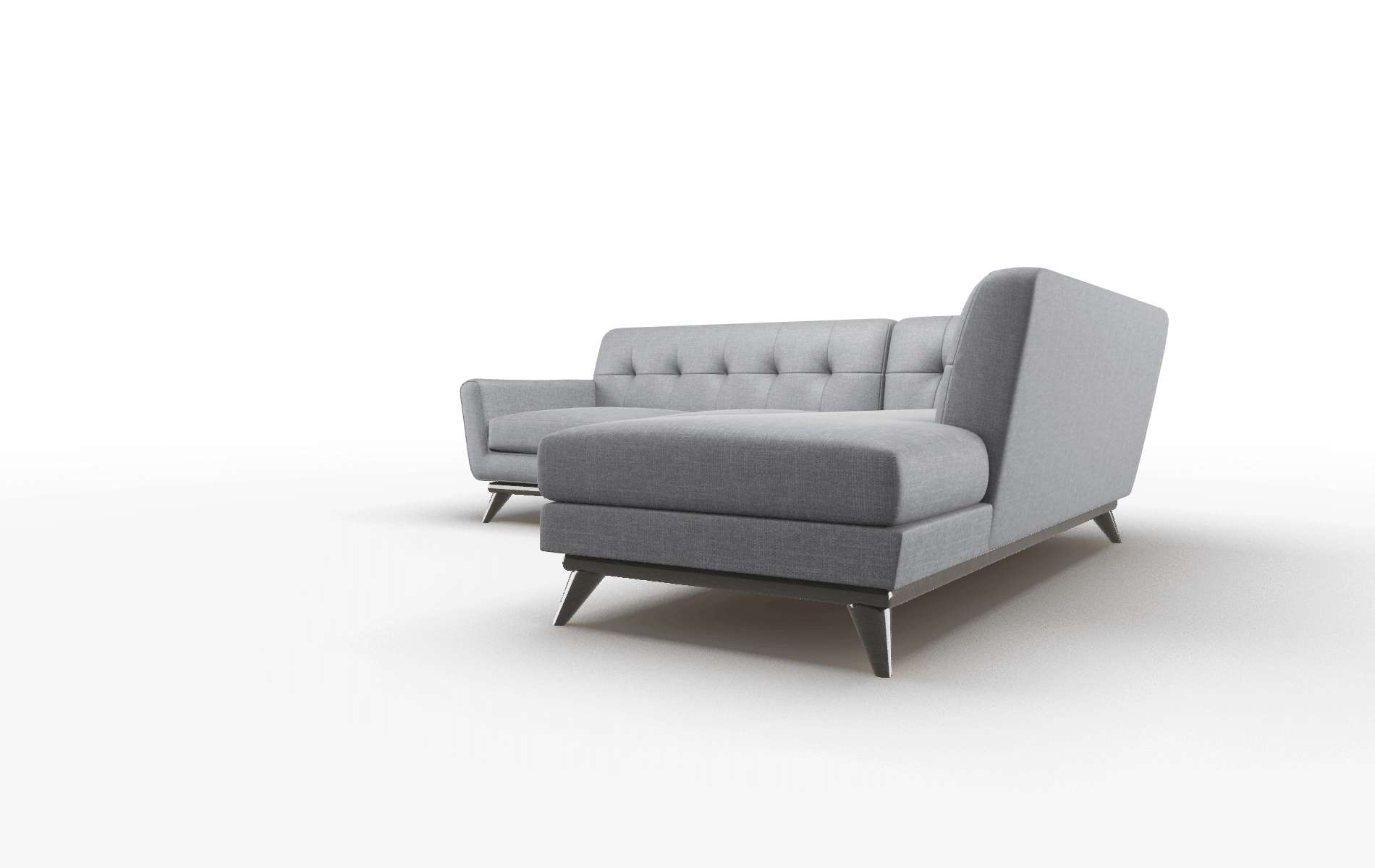 Brussels Keylargo Graphite Panel espresso legs 4