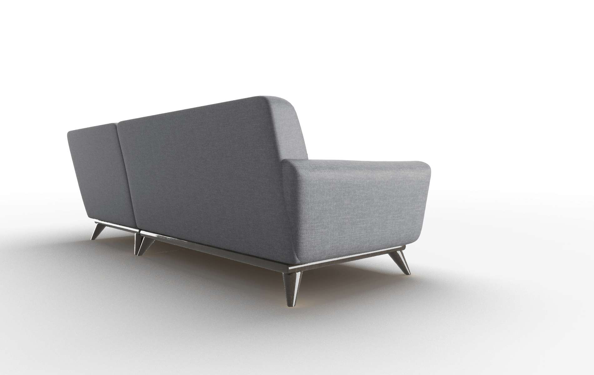 Brussels Keylargo Graphite Panel espresso legs 5