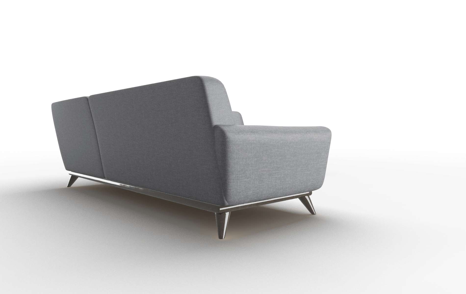 Brussels Keylargo Graphite Sectional espresso legs 5