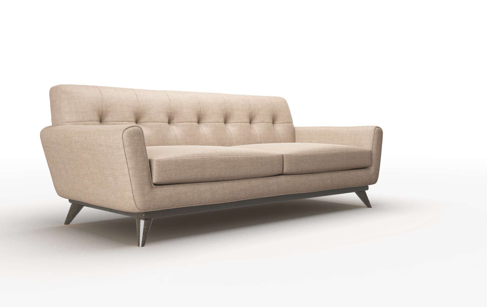 Brussels Keylargo Mink Sofa espresso legs 2