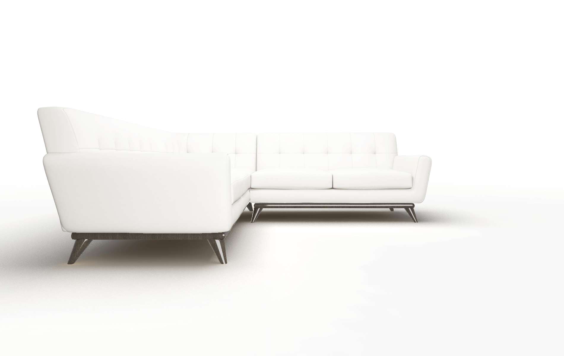 Brussels Keylargo Oatmeal Sectional espresso legs 3