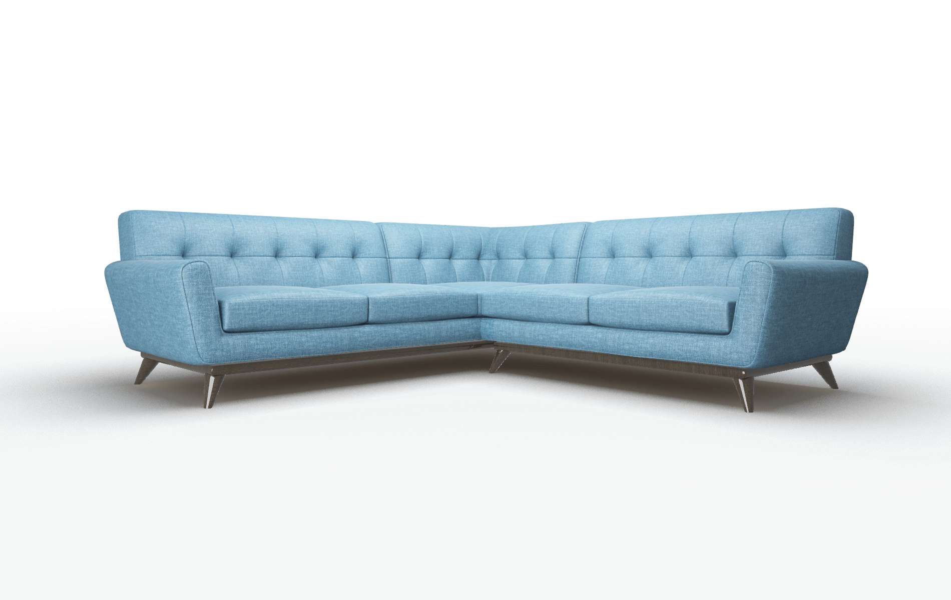 Brussels Keylargo Ocean Sectional espresso legs 2