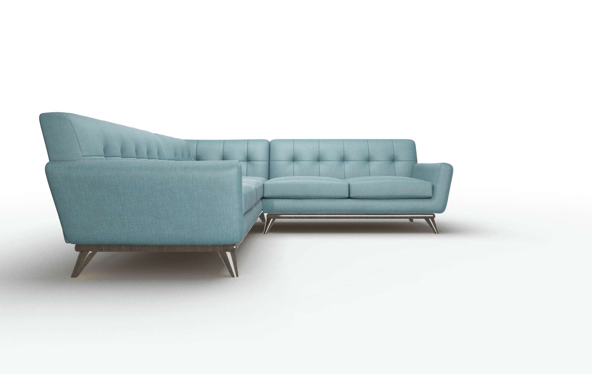 Brussels Keylargo Zenithteal Sectional espresso legs 3