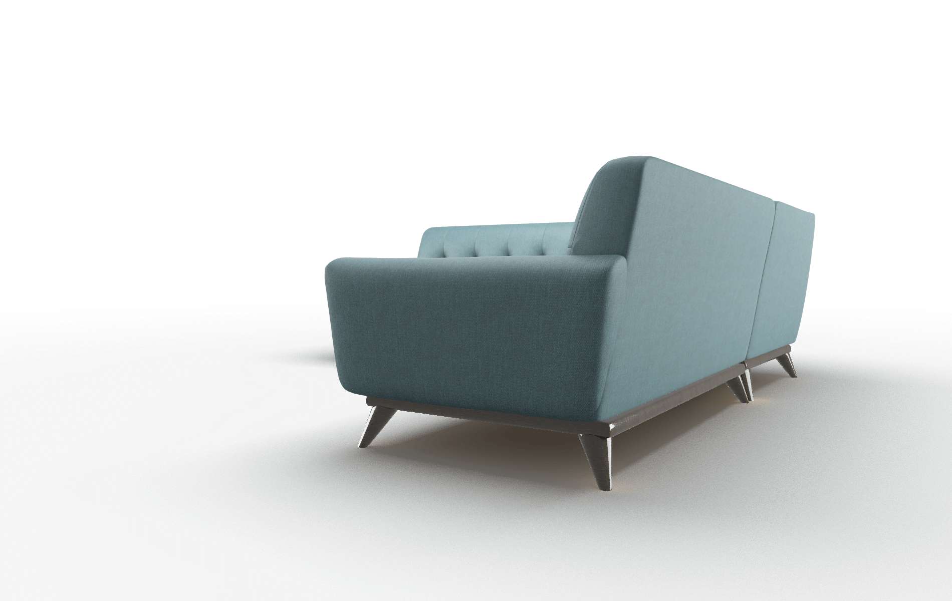 Brussels Lana Eclipse Sectional espresso legs 4