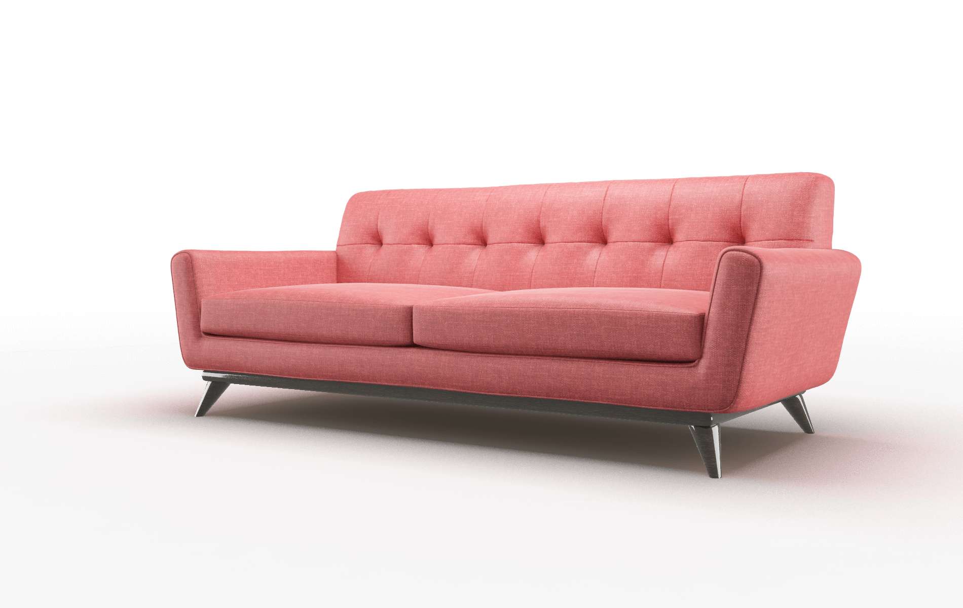 Brussels Leslie Poppy Sofa espresso legs 4
