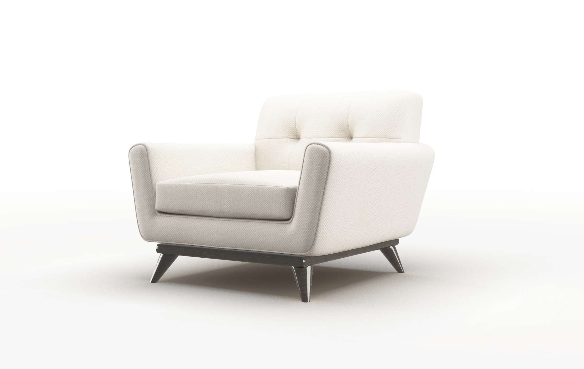 Brussels Malibu Linen Chair espresso legs 4