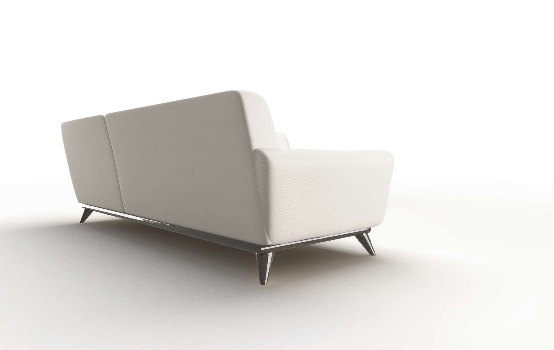 Brussels Malibu Linen Sectional espresso legs 5