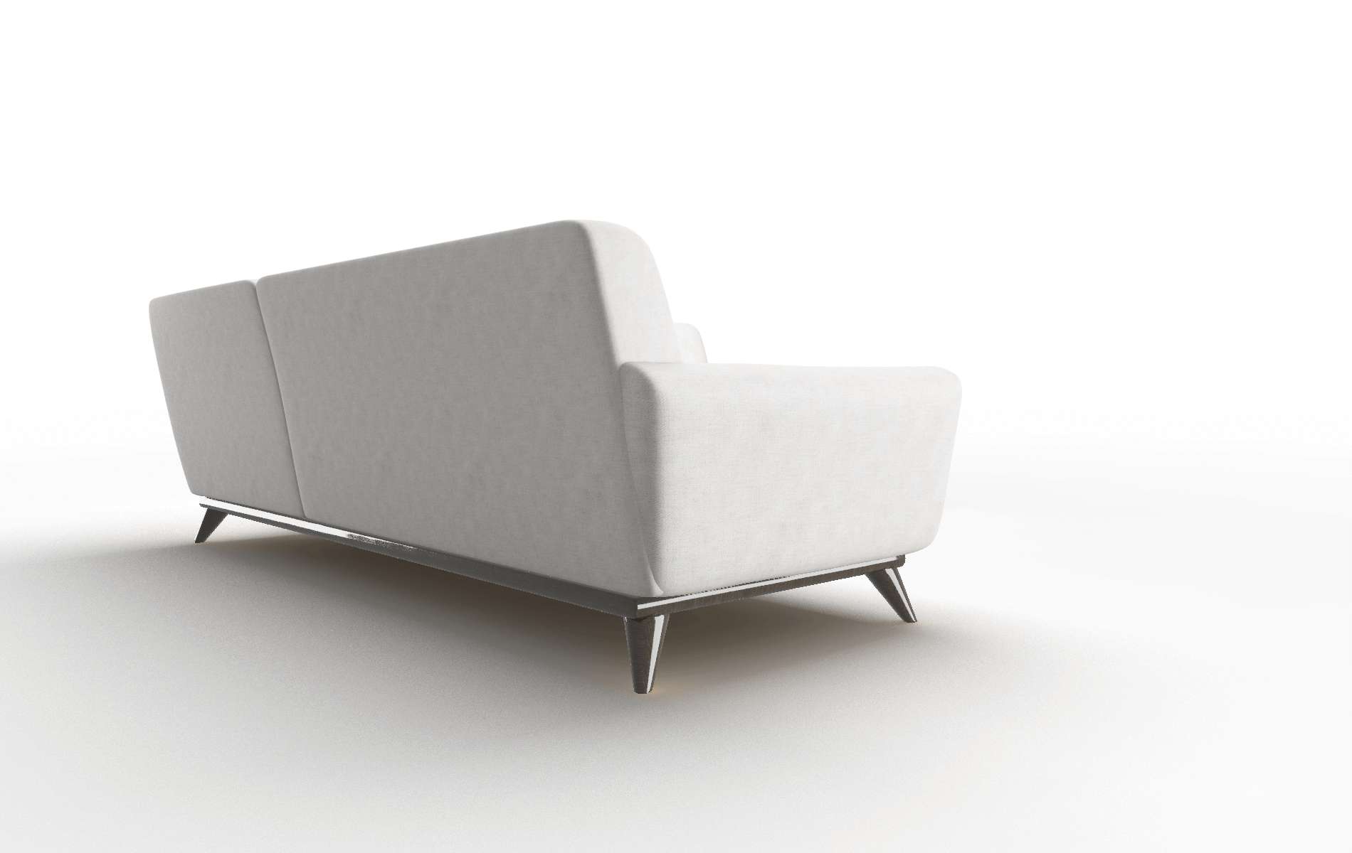 Brussels Malibu Sand Sectional espresso legs 5