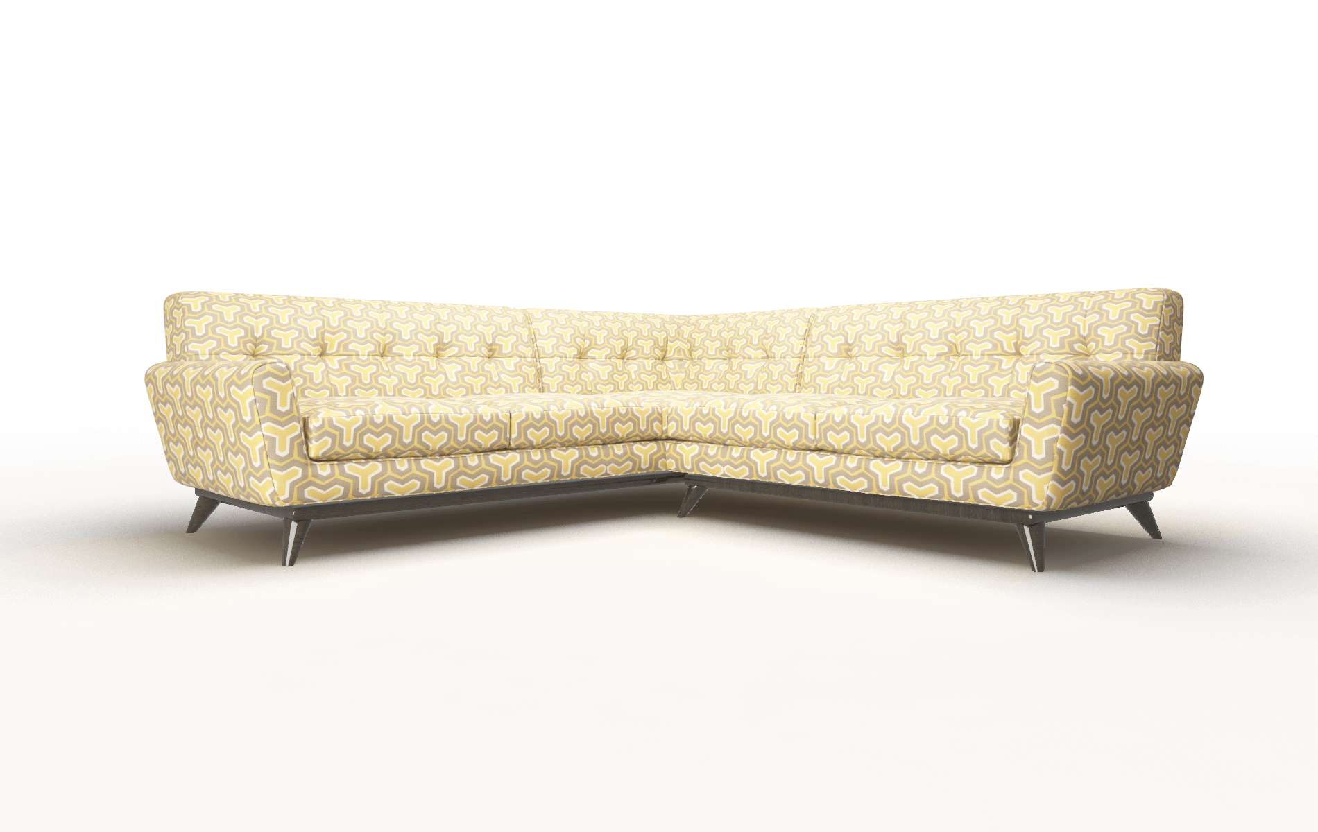 Brussels Merci Dijon Sectional espresso legs 2