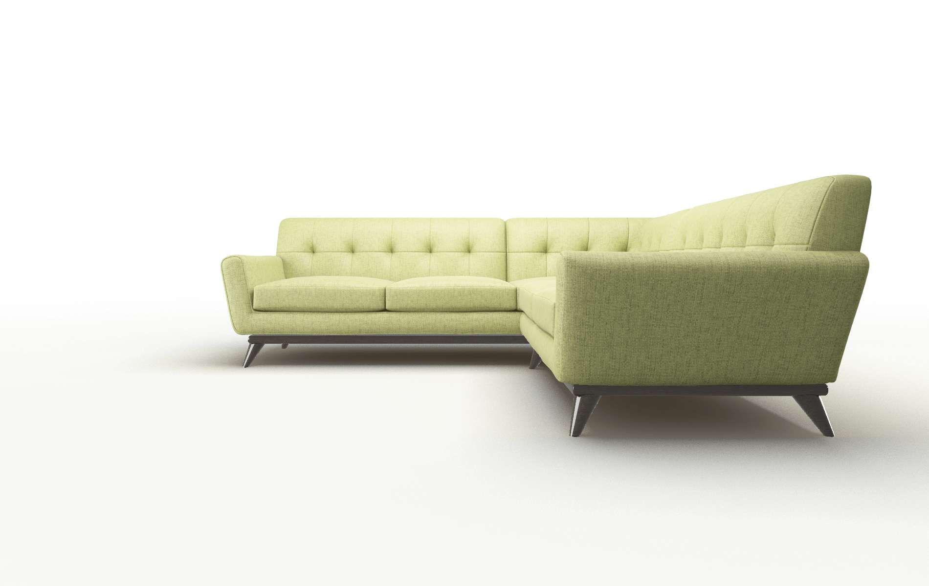 Brussels Notion Appletini Sectional espresso legs