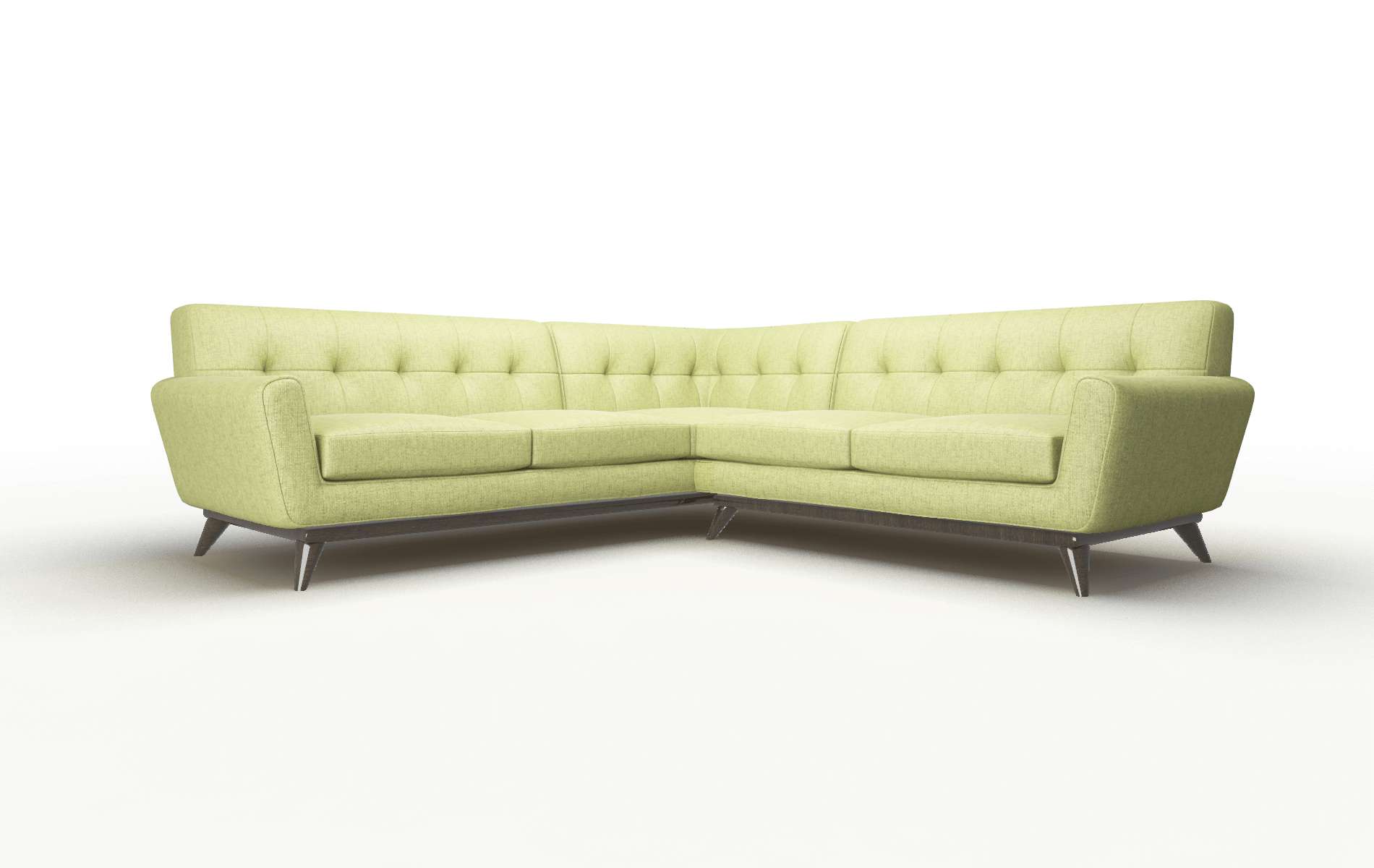 Brussels Notion Appletini Sectional espresso legs 2