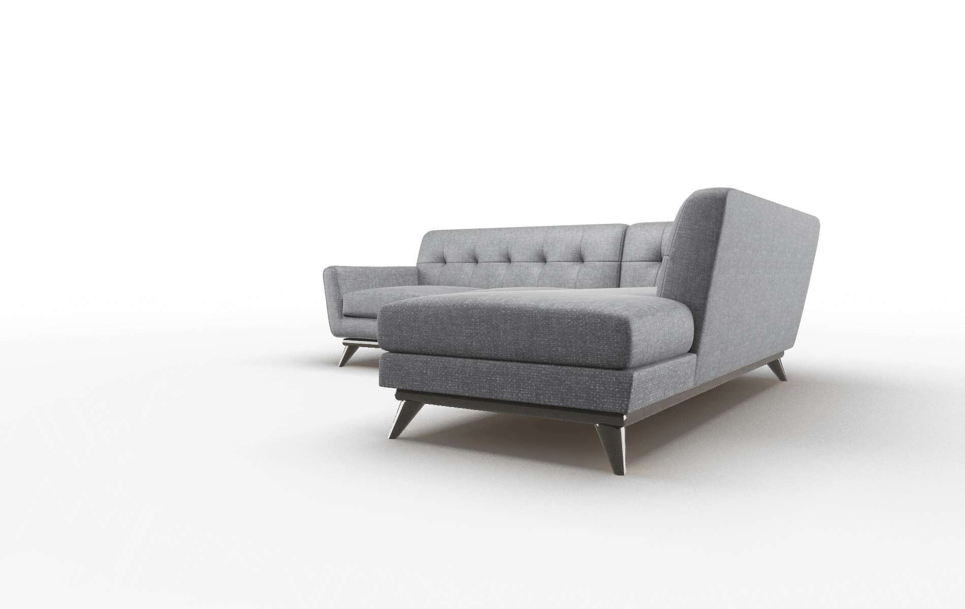 Brussels Notion Graphite Panel espresso legs 4