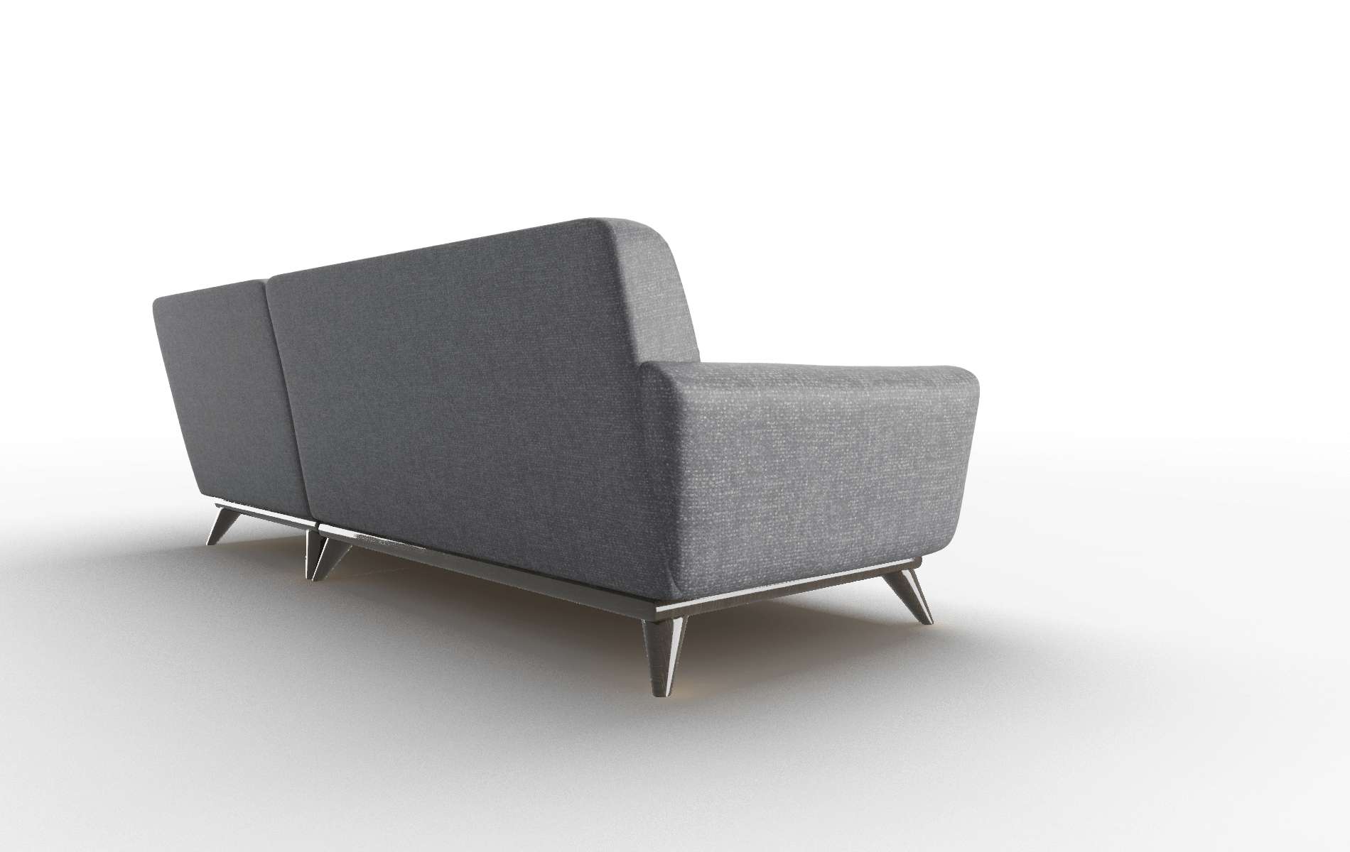 Brussels Notion Graphite Panel espresso legs 5