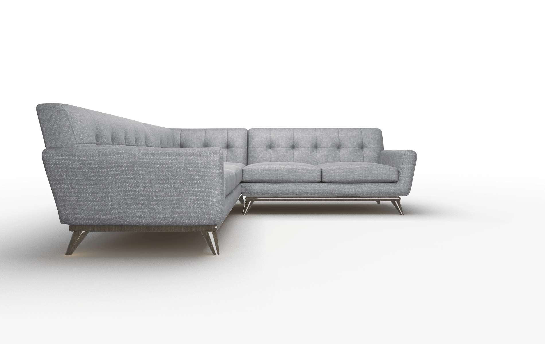 Brussels Notion Graphite Sectional espresso legs 3