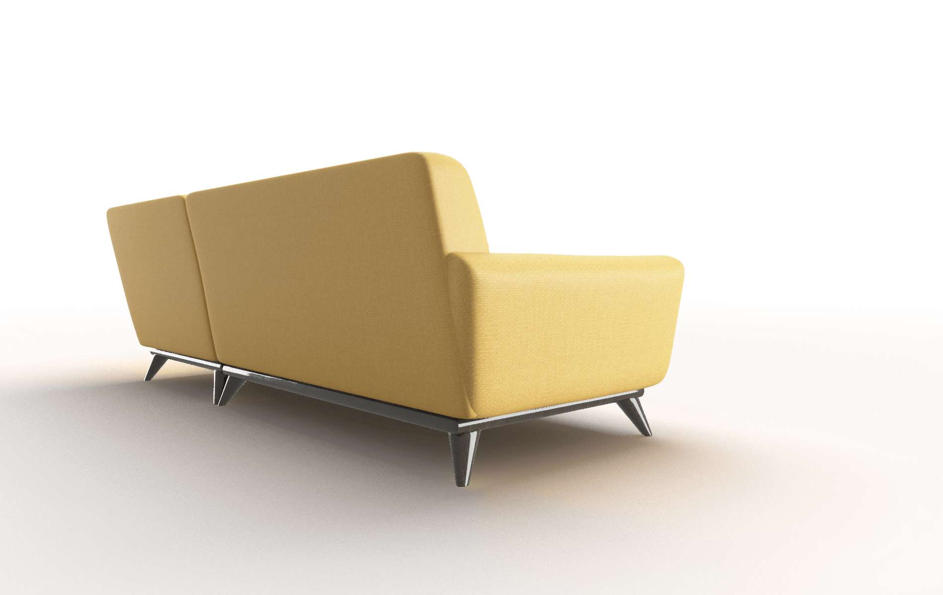 Brussels Tess Turmeric Panel espresso legs 5