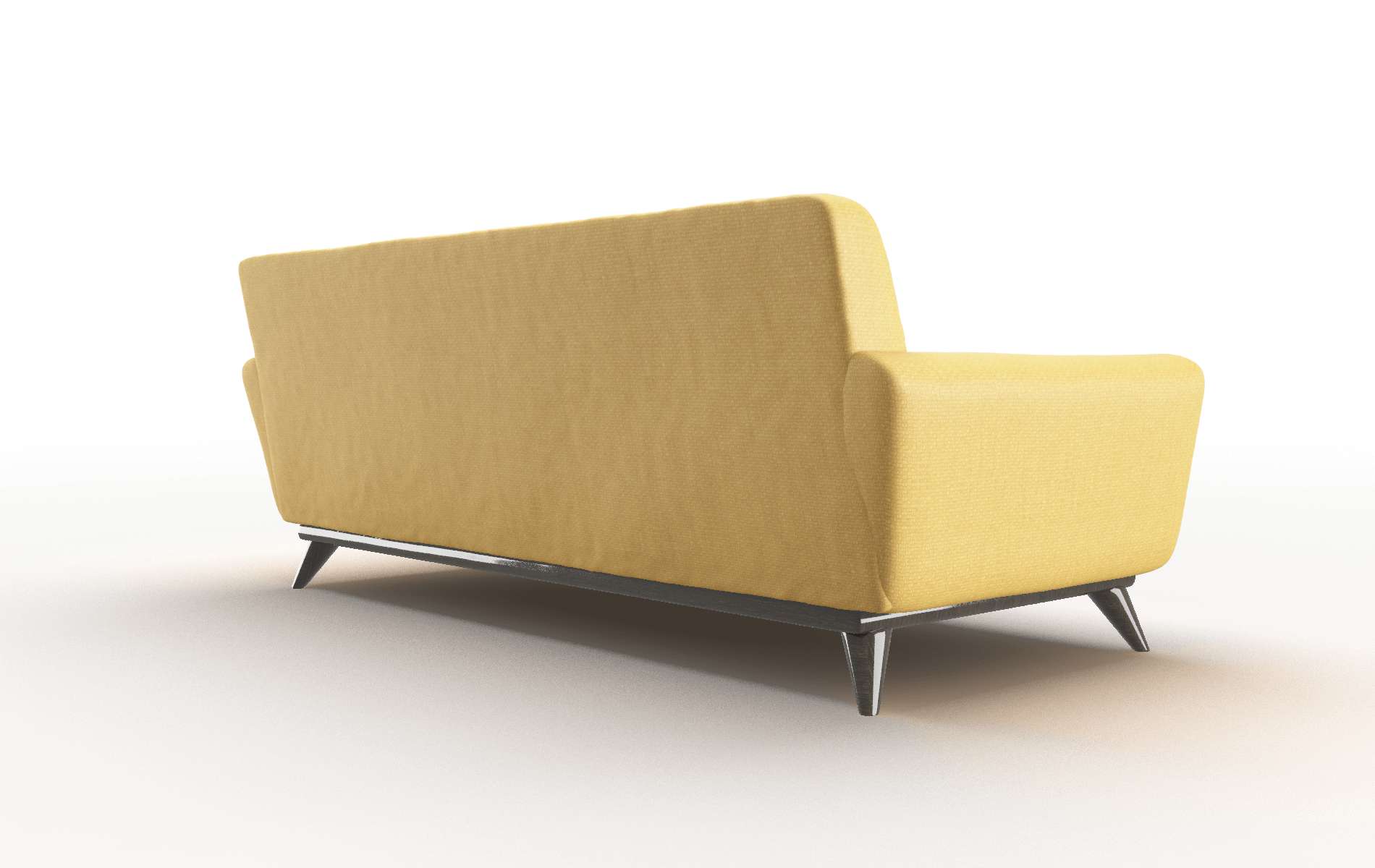 Brussels Tess Turmeric Sofa espresso legs 5