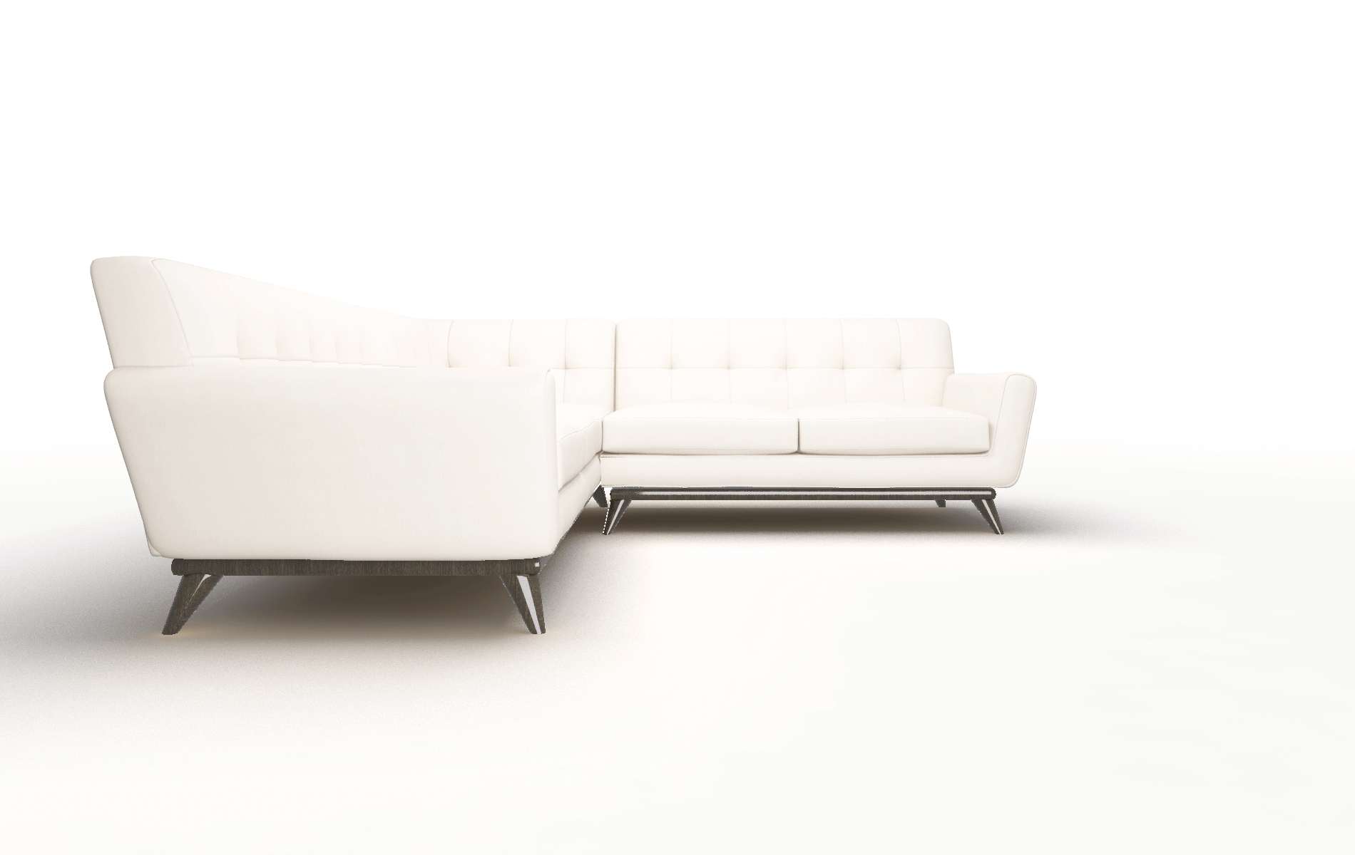 Brussels Urban_d Snow Sectional espresso legs 3