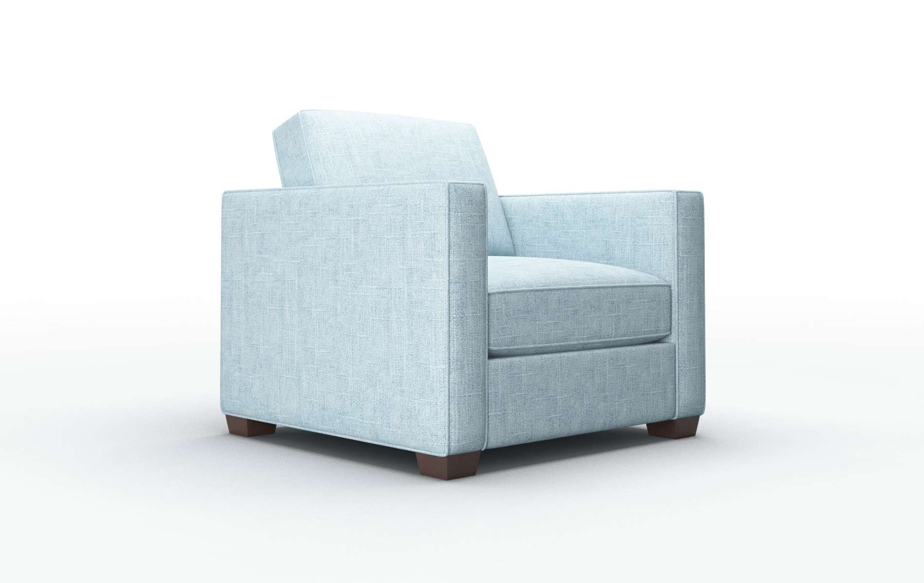 Calgary Atlas Turquoise Chair espresso legs 2