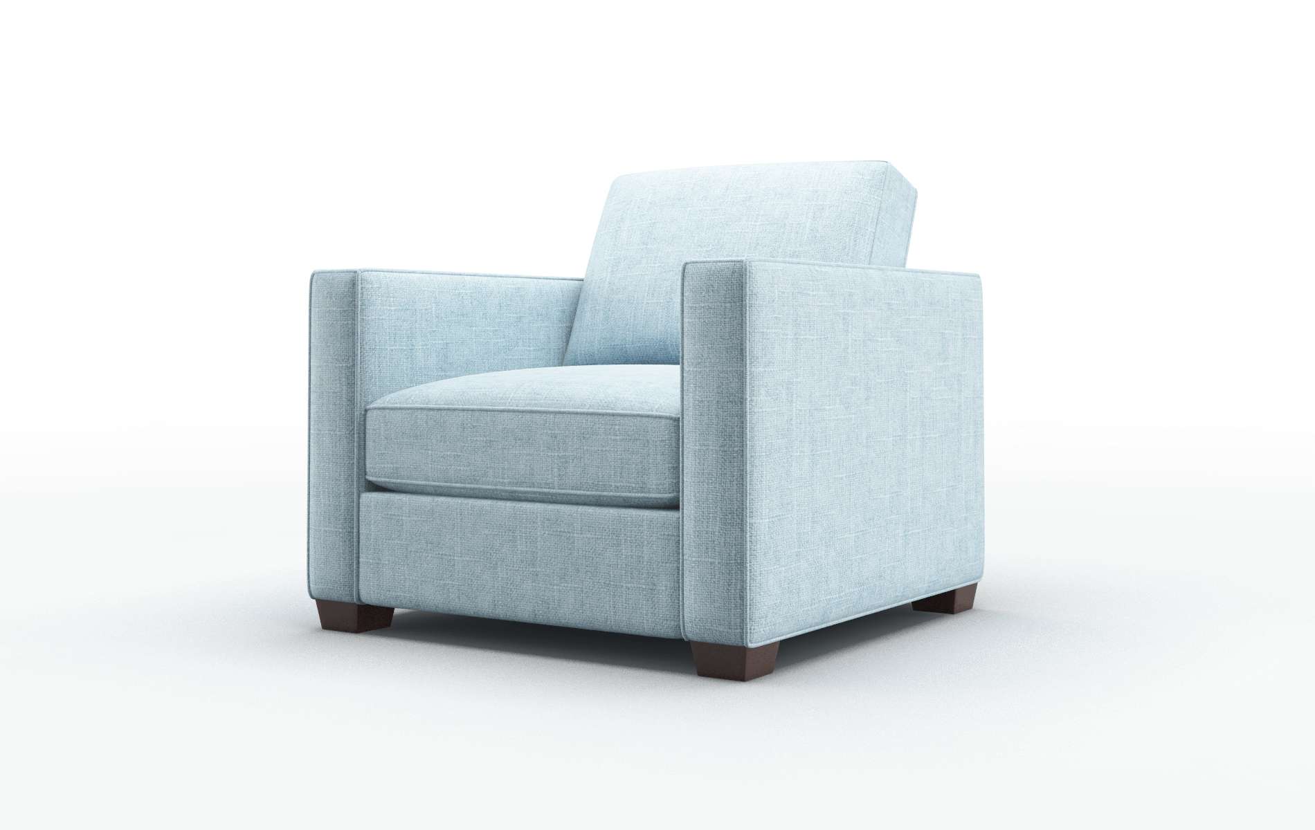 Calgary Atlas Turquoise Chair espresso legs 4