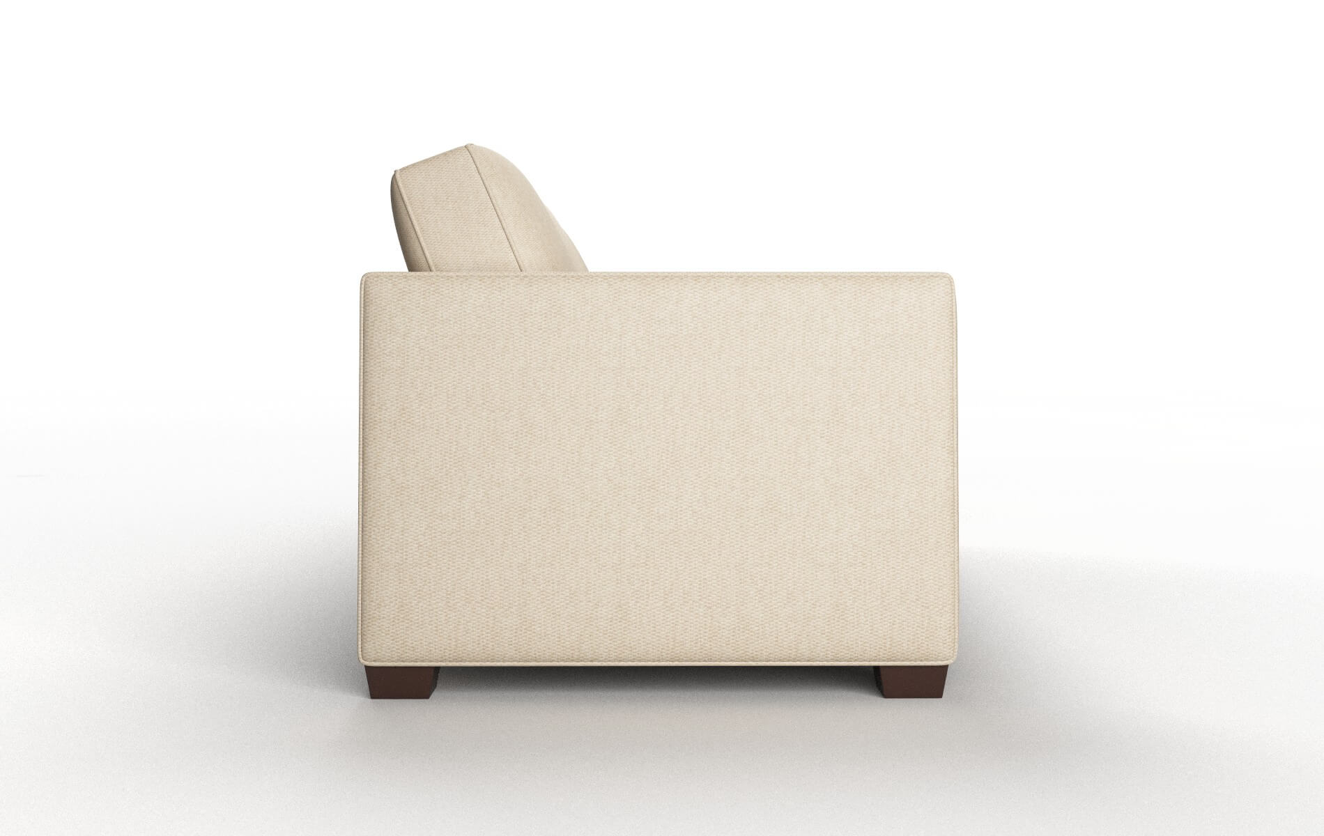 Calgary Avenger Burlap Sofa espresso legs 3