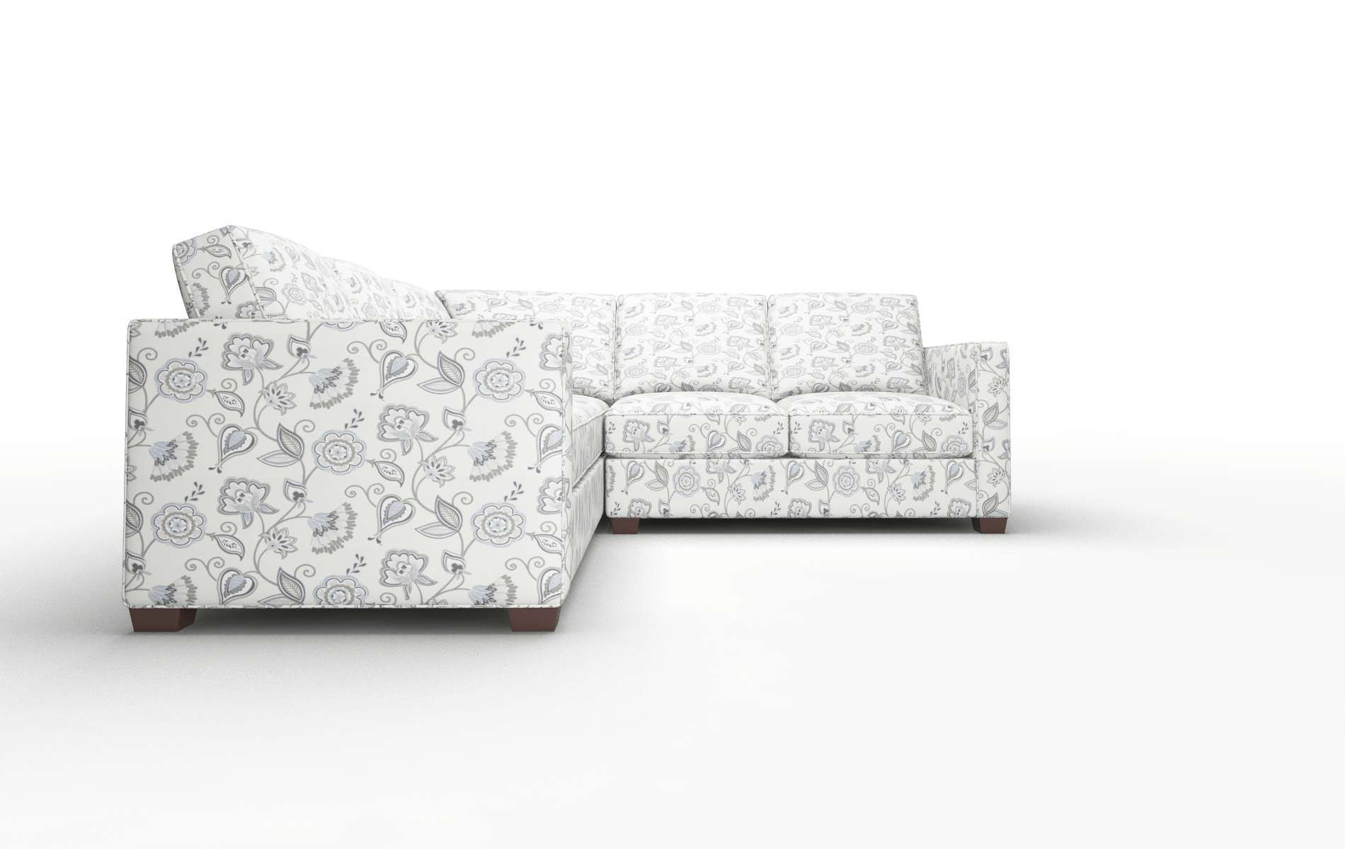 Calgary Avignon Sky Sectional espresso legs 2