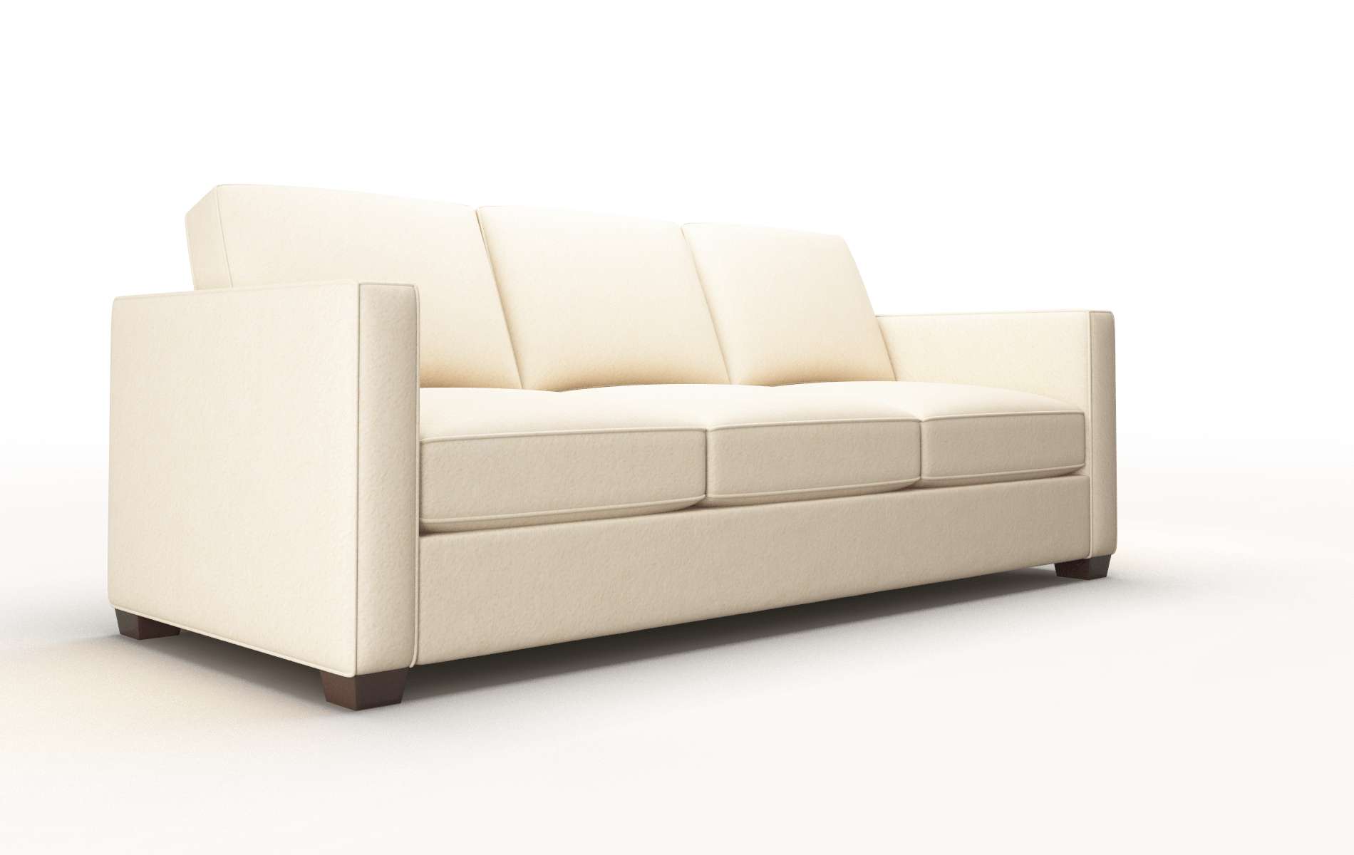 Calgary Bella Buckwheat Sofa espresso legs 2