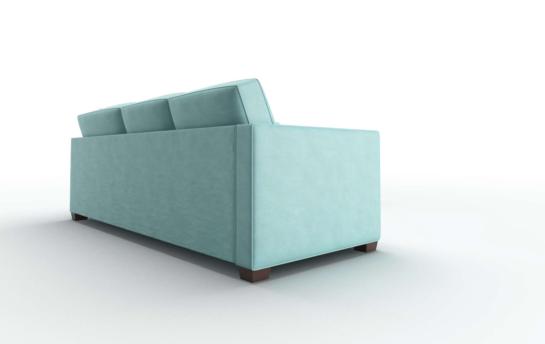 Calgary Bella Caribbean Sectional espresso legs 3