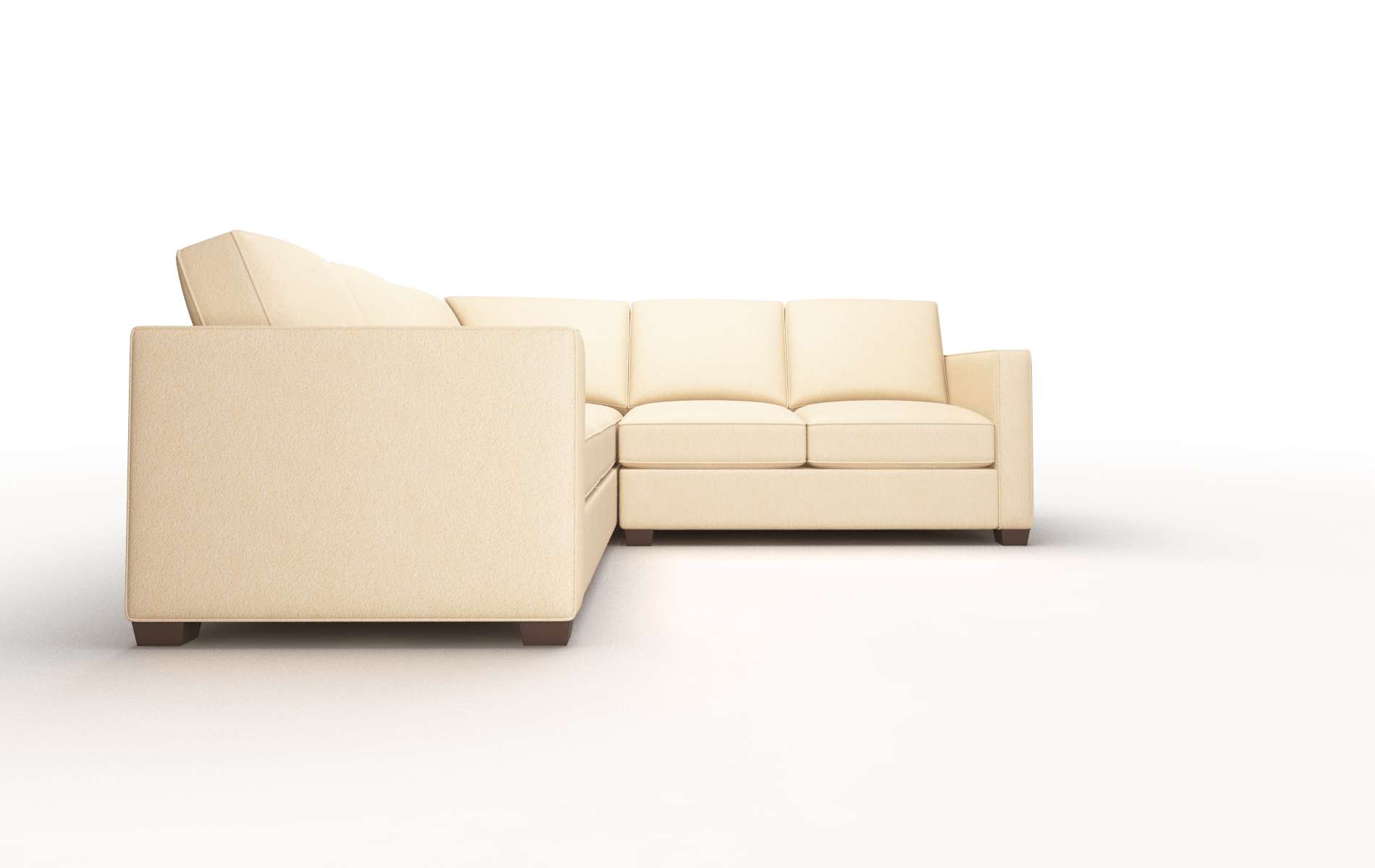 Calgary Bella Coffee Sectional espresso legs 2