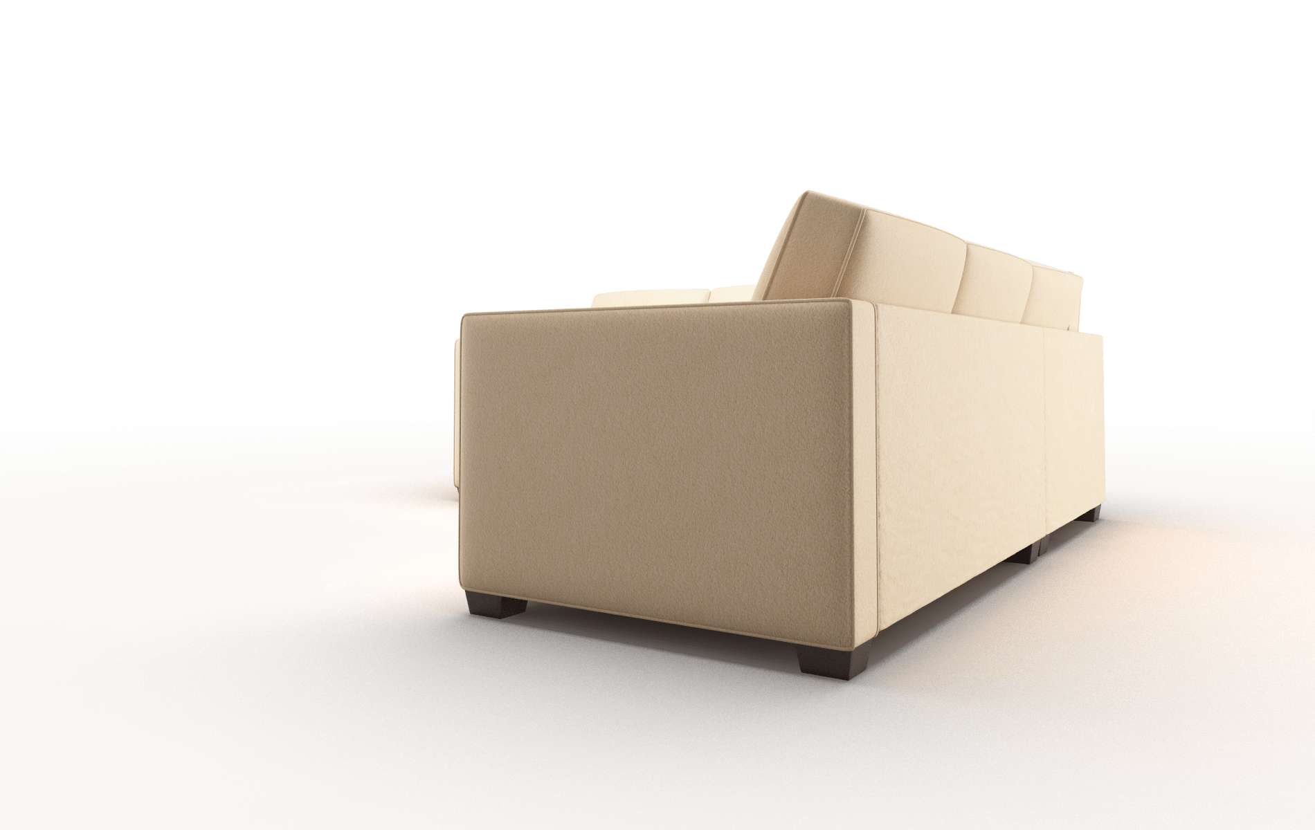 Calgary Bella Coffee Sectional espresso legs 4