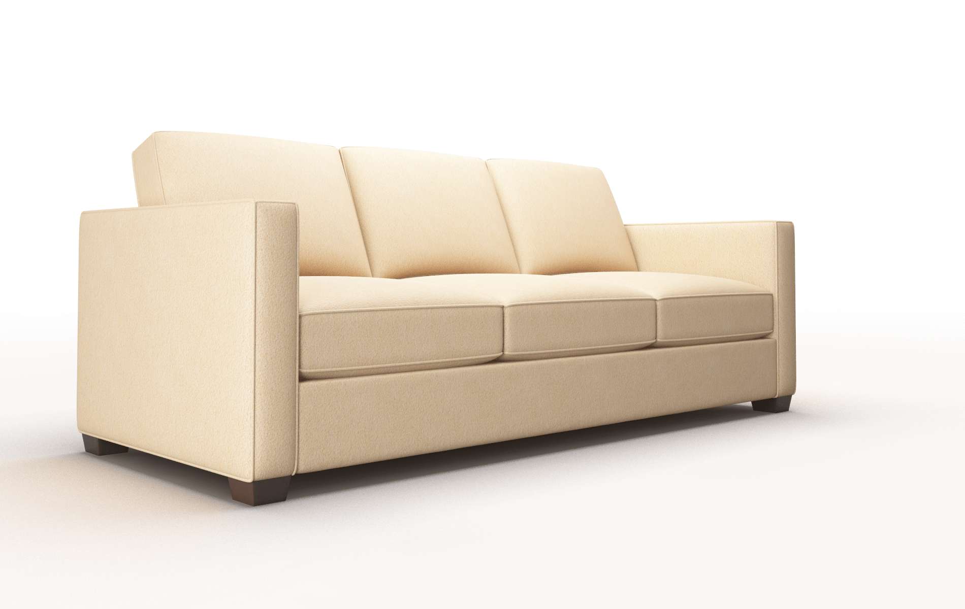 Calgary Bella Coffee Sofa espresso legs 2