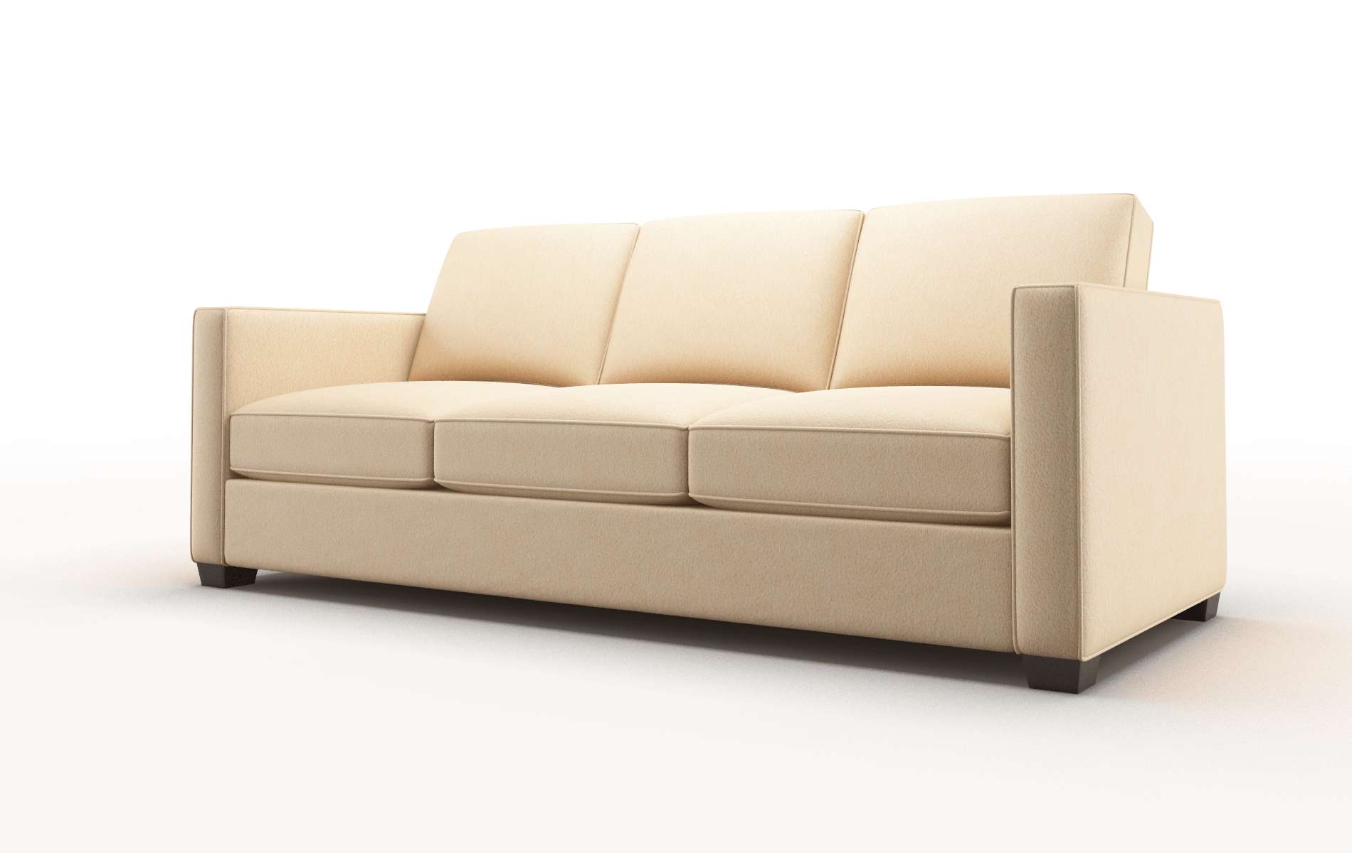 Calgary Bella Coffee Sofa espresso legs 4