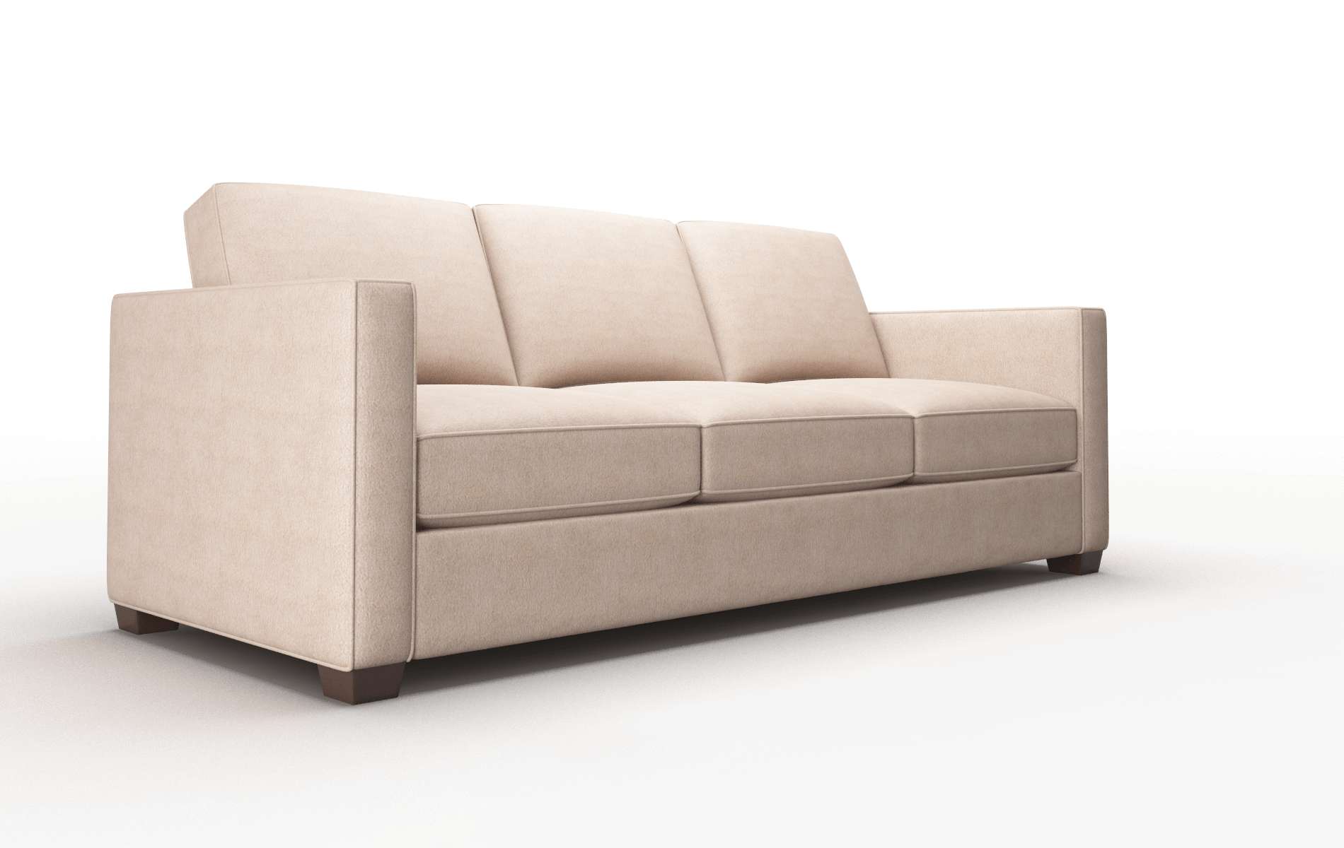 Calgary Bella Pewter Sofa espresso legs 2
