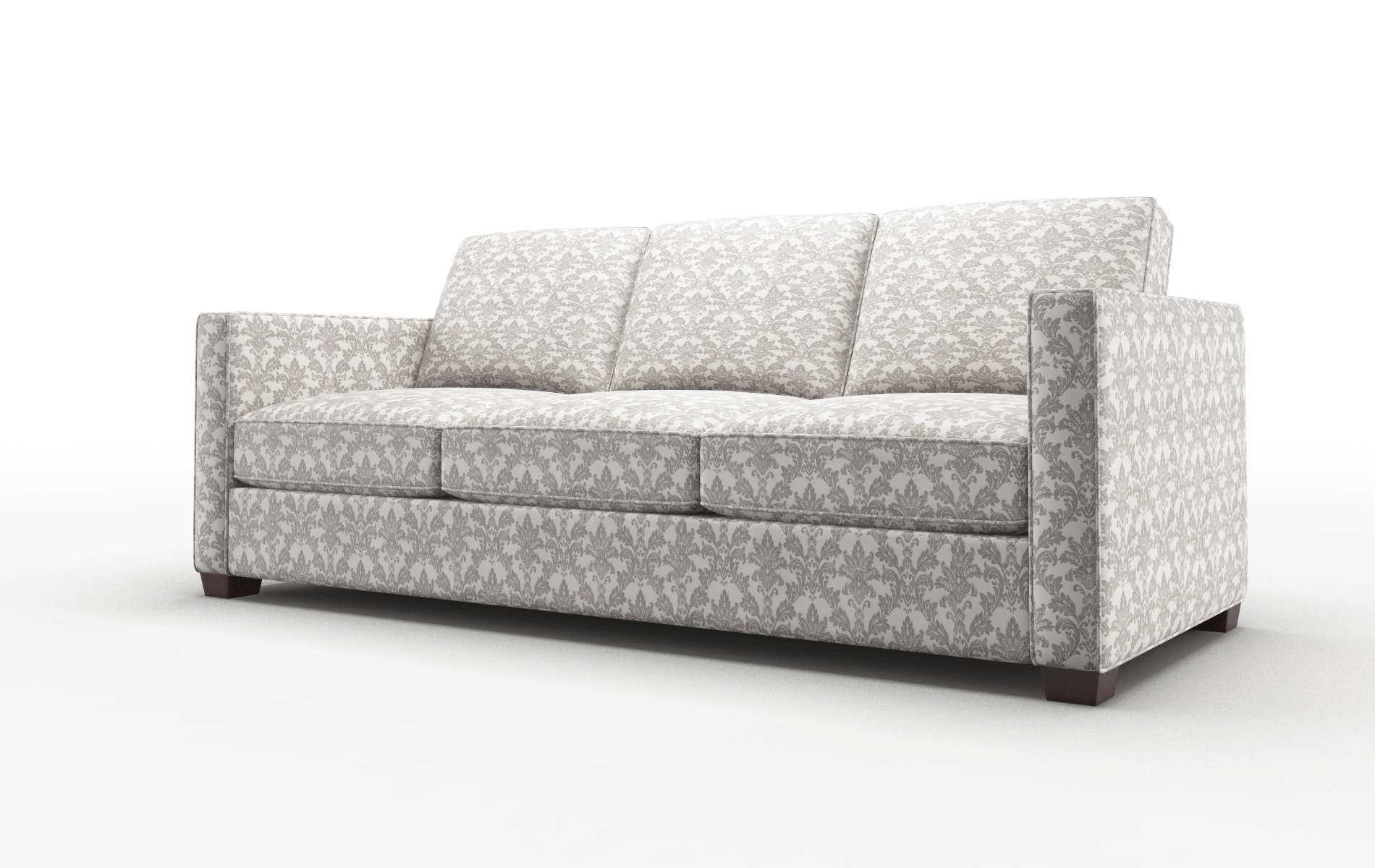 Calgary Bergamo Dove Sofa espresso legs 4